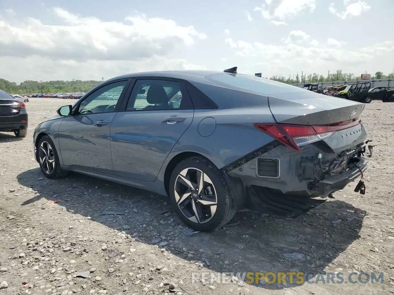 2 Photograph of a damaged car KMHLS4AG5PU427148 HYUNDAI ELANTRA 2023