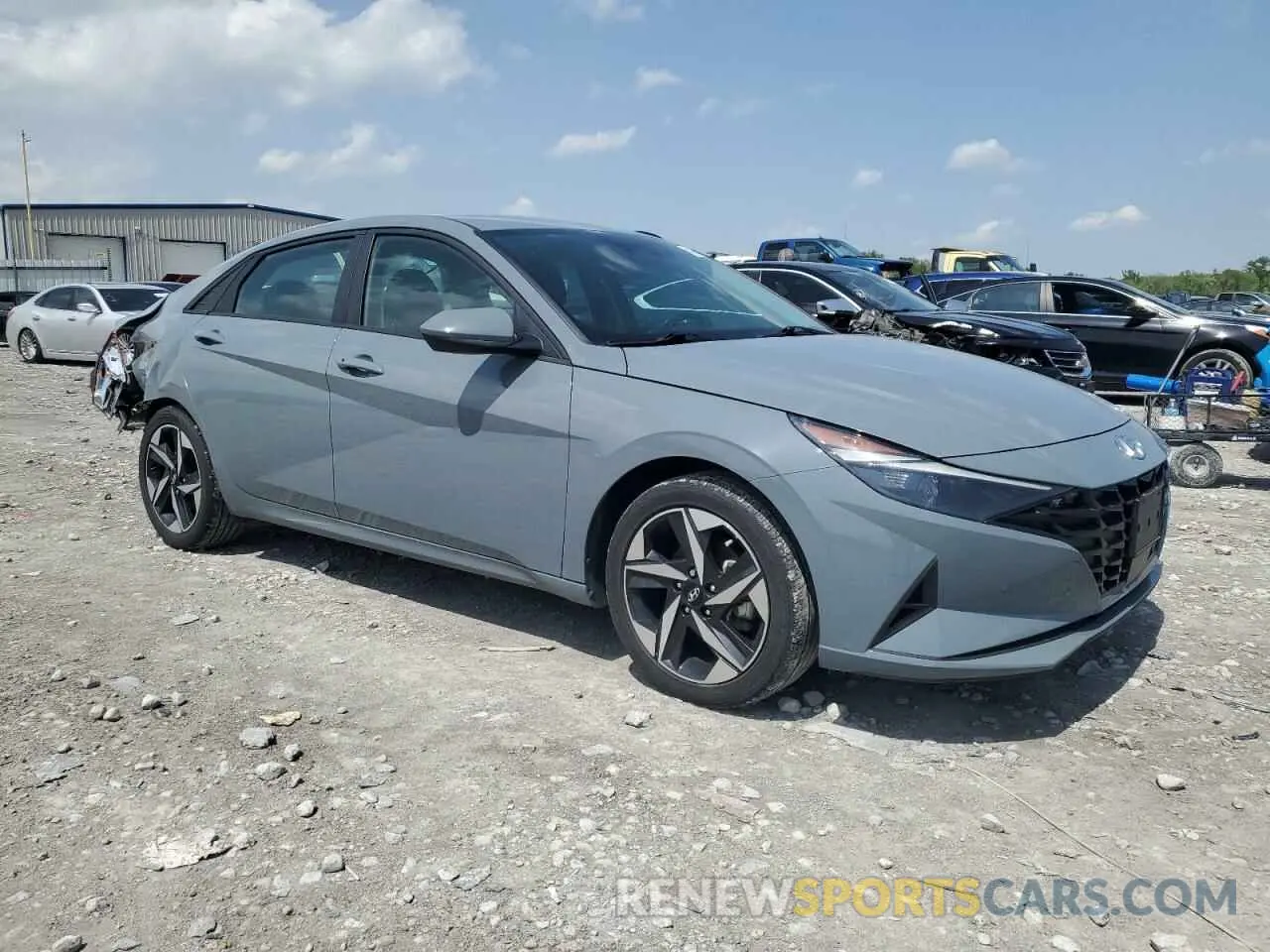 4 Photograph of a damaged car KMHLS4AG5PU427148 HYUNDAI ELANTRA 2023
