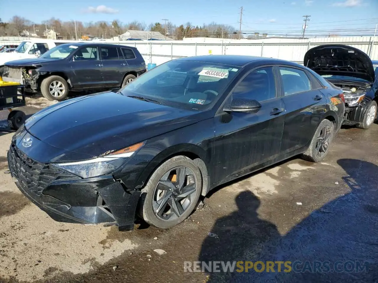 1 Photograph of a damaged car KMHLS4AG5PU442863 HYUNDAI ELANTRA 2023