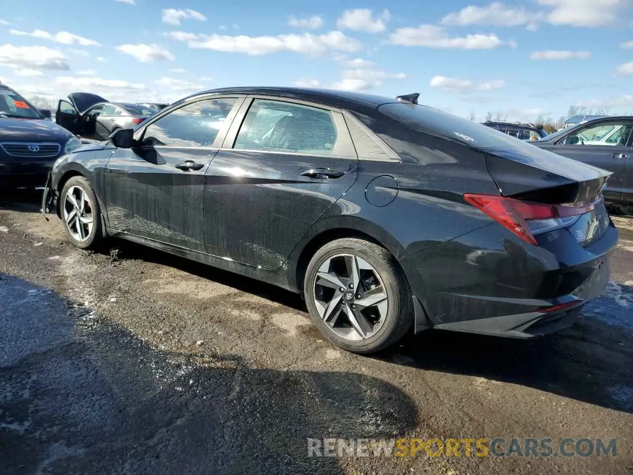 2 Photograph of a damaged car KMHLS4AG5PU442863 HYUNDAI ELANTRA 2023