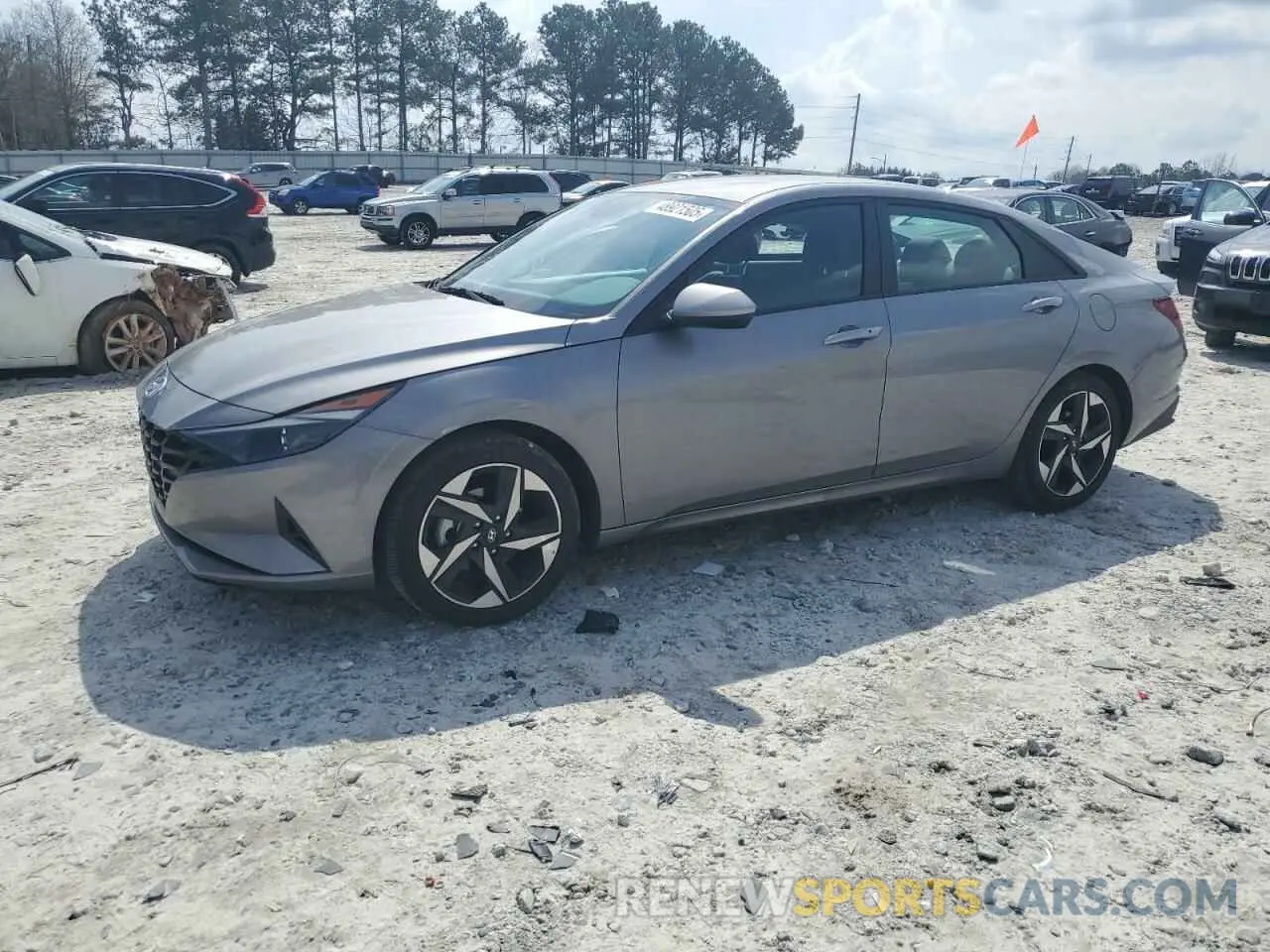 1 Photograph of a damaged car KMHLS4AG5PU483851 HYUNDAI ELANTRA 2023
