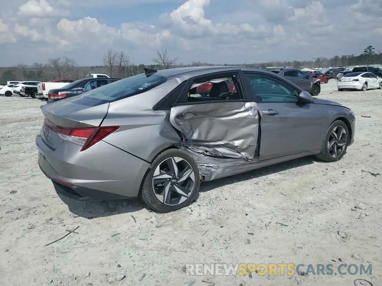 3 Photograph of a damaged car KMHLS4AG5PU483851 HYUNDAI ELANTRA 2023