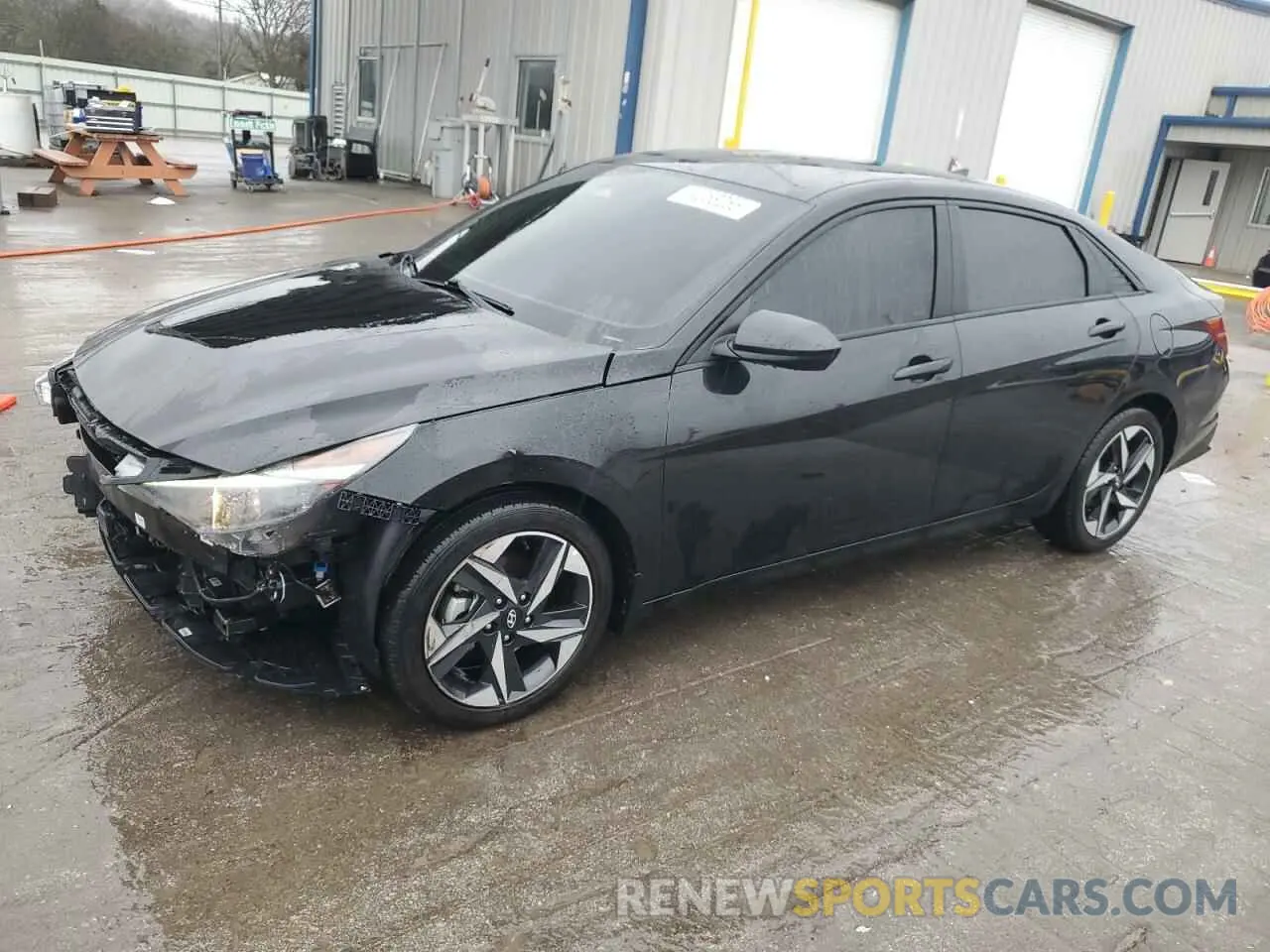 1 Photograph of a damaged car KMHLS4AG5PU519618 HYUNDAI ELANTRA 2023