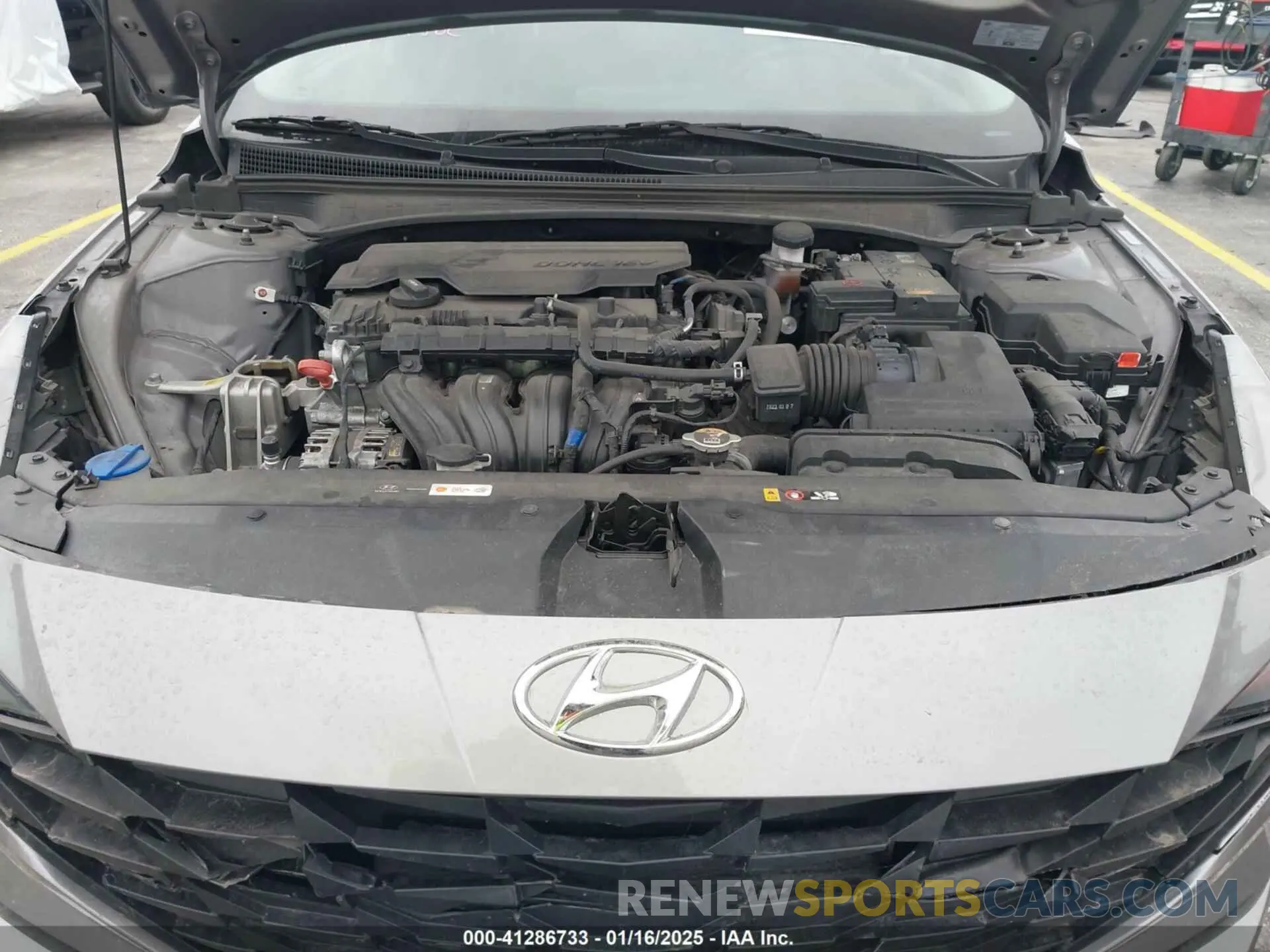 10 Photograph of a damaged car KMHLS4AG5PU551582 HYUNDAI ELANTRA 2023