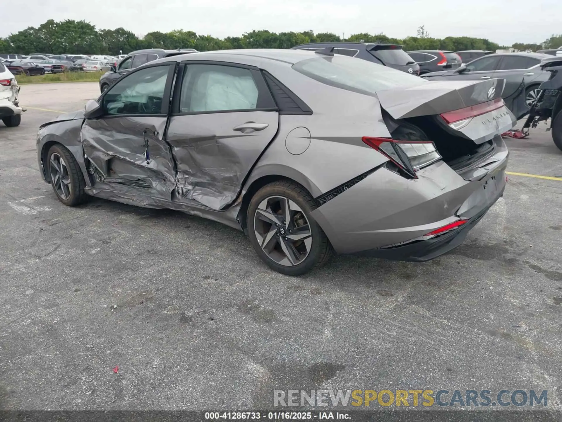 3 Photograph of a damaged car KMHLS4AG5PU551582 HYUNDAI ELANTRA 2023