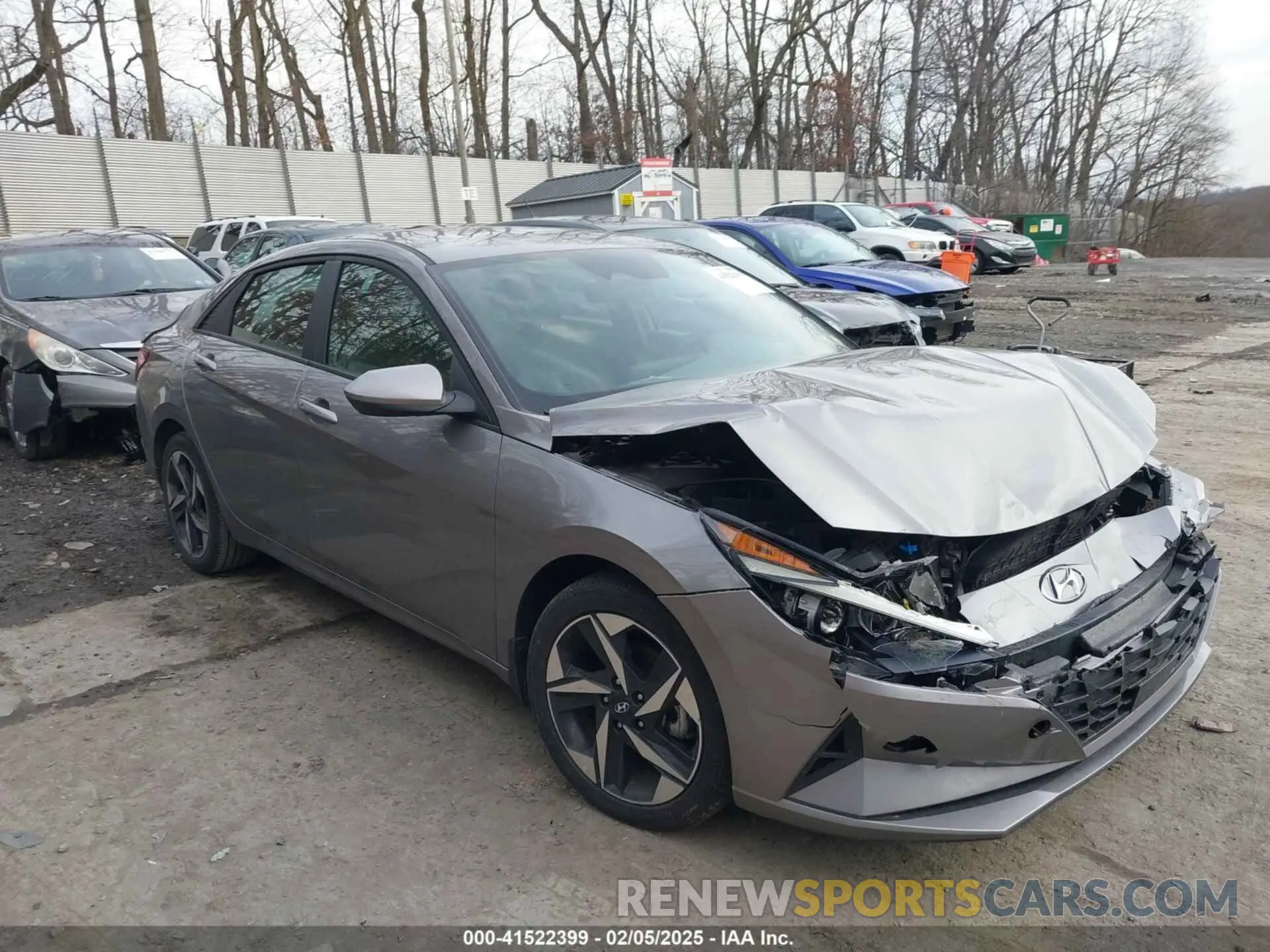1 Photograph of a damaged car KMHLS4AG5PU567877 HYUNDAI ELANTRA 2023