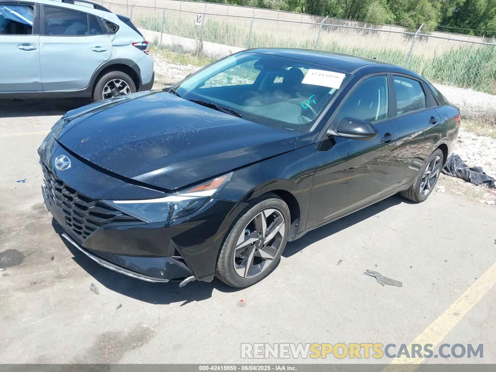 2 Photograph of a damaged car KMHLS4AG5PU568821 HYUNDAI ELANTRA 2023