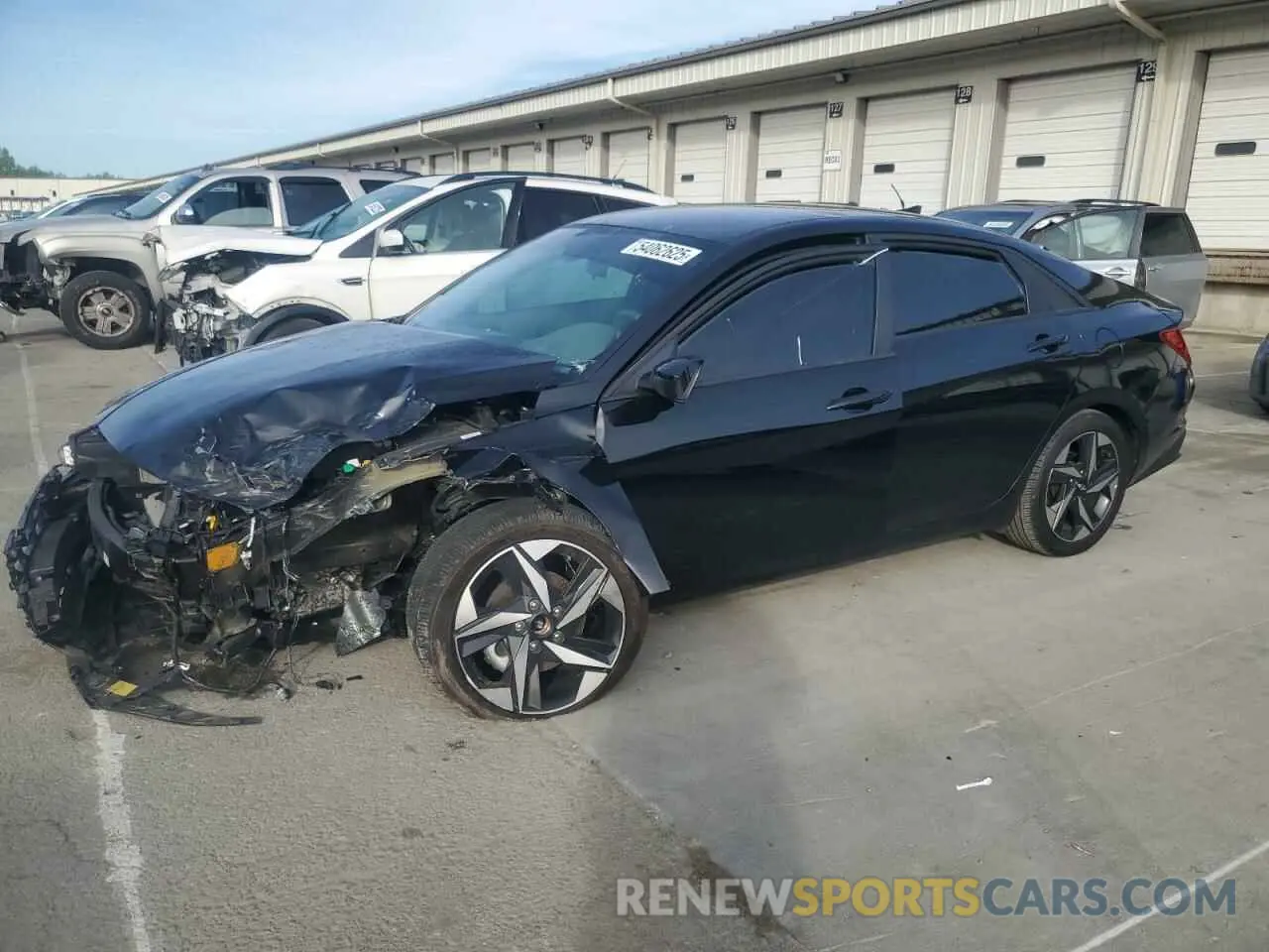 1 Photograph of a damaged car KMHLS4AG5PU586509 HYUNDAI ELANTRA 2023