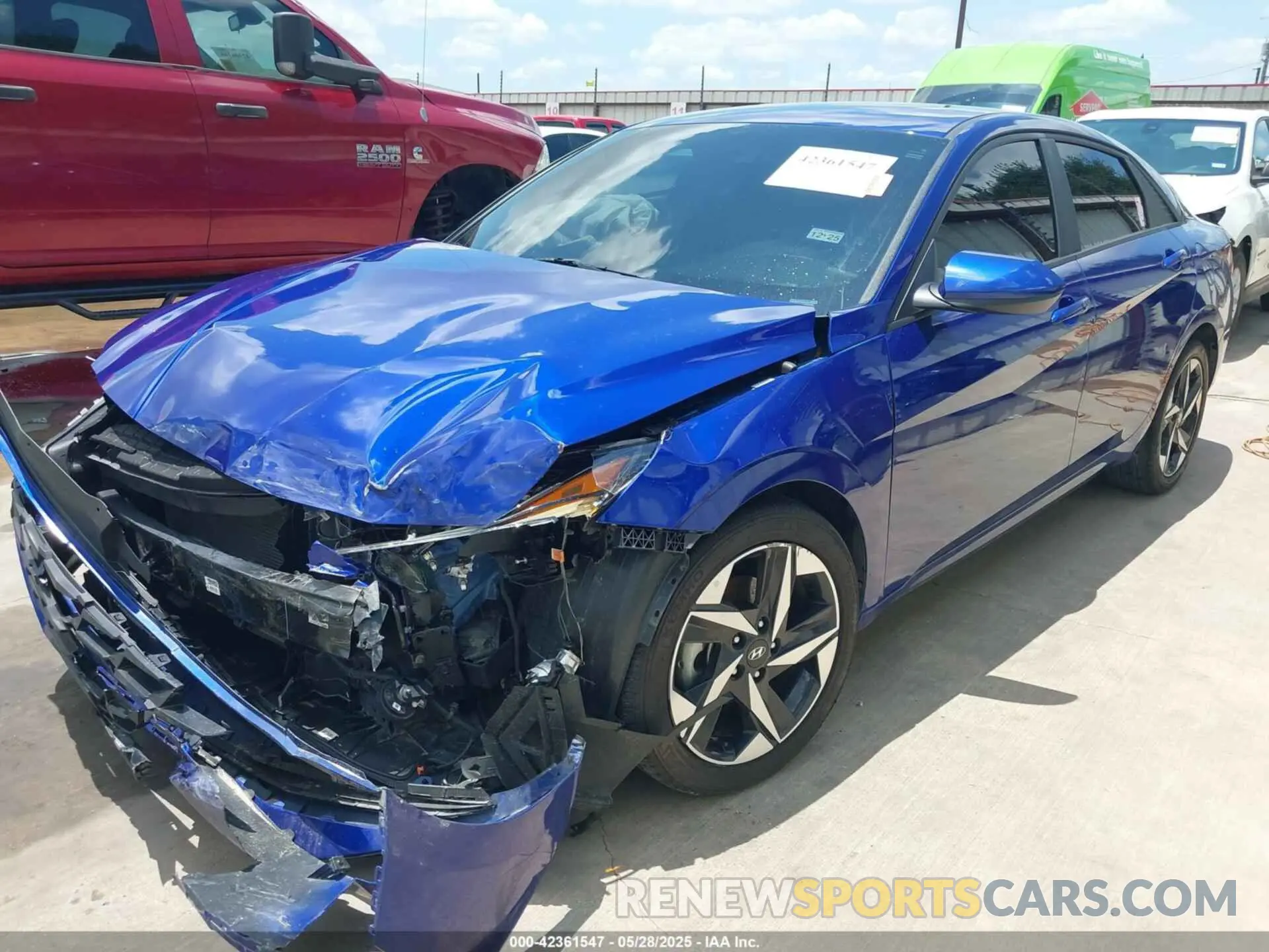2 Photograph of a damaged car KMHLS4AG5PU630959 HYUNDAI ELANTRA 2023
