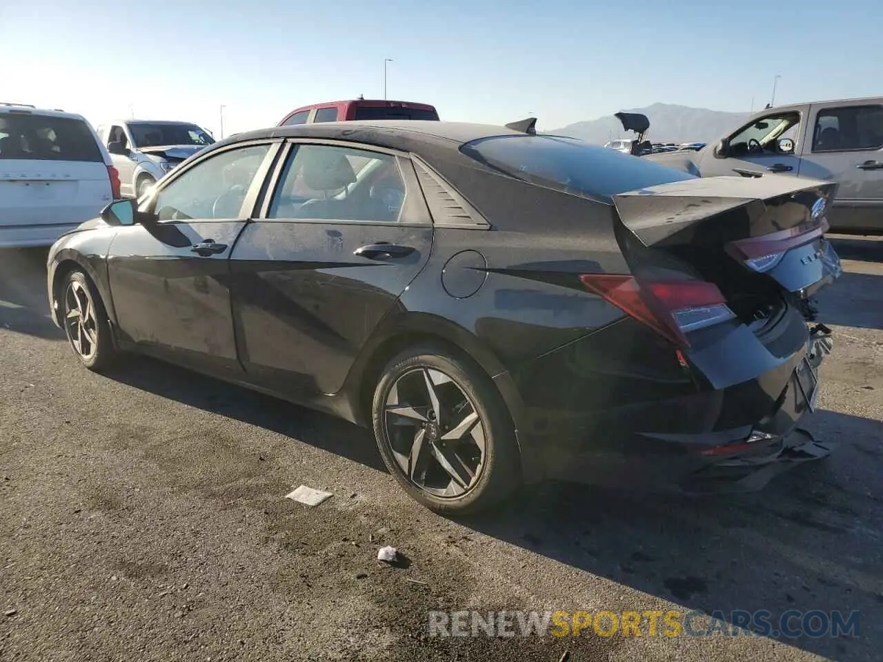 2 Photograph of a damaged car KMHLS4AG6PU401352 HYUNDAI ELANTRA 2023