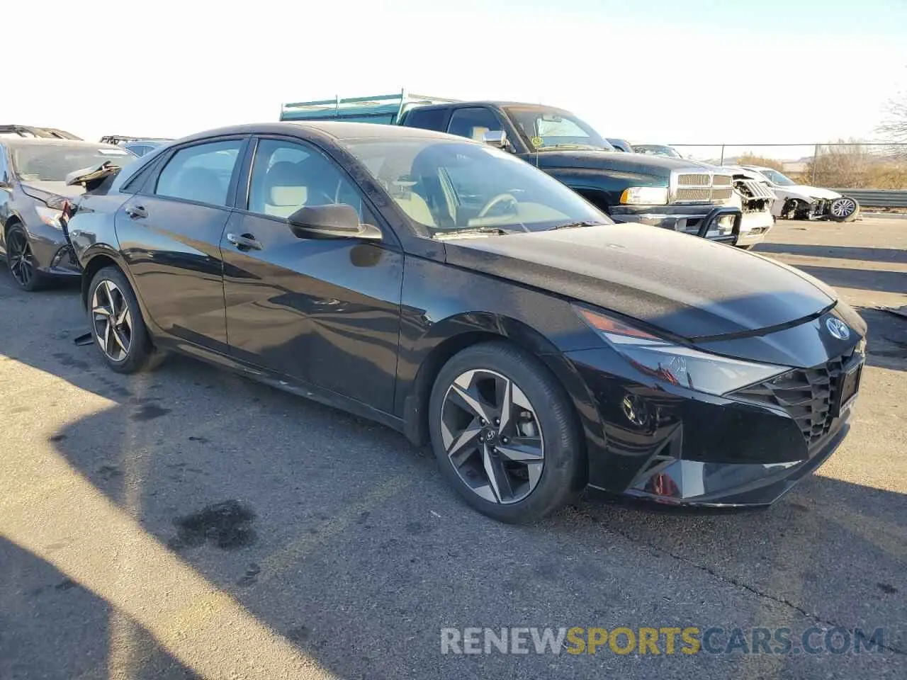 4 Photograph of a damaged car KMHLS4AG6PU401352 HYUNDAI ELANTRA 2023