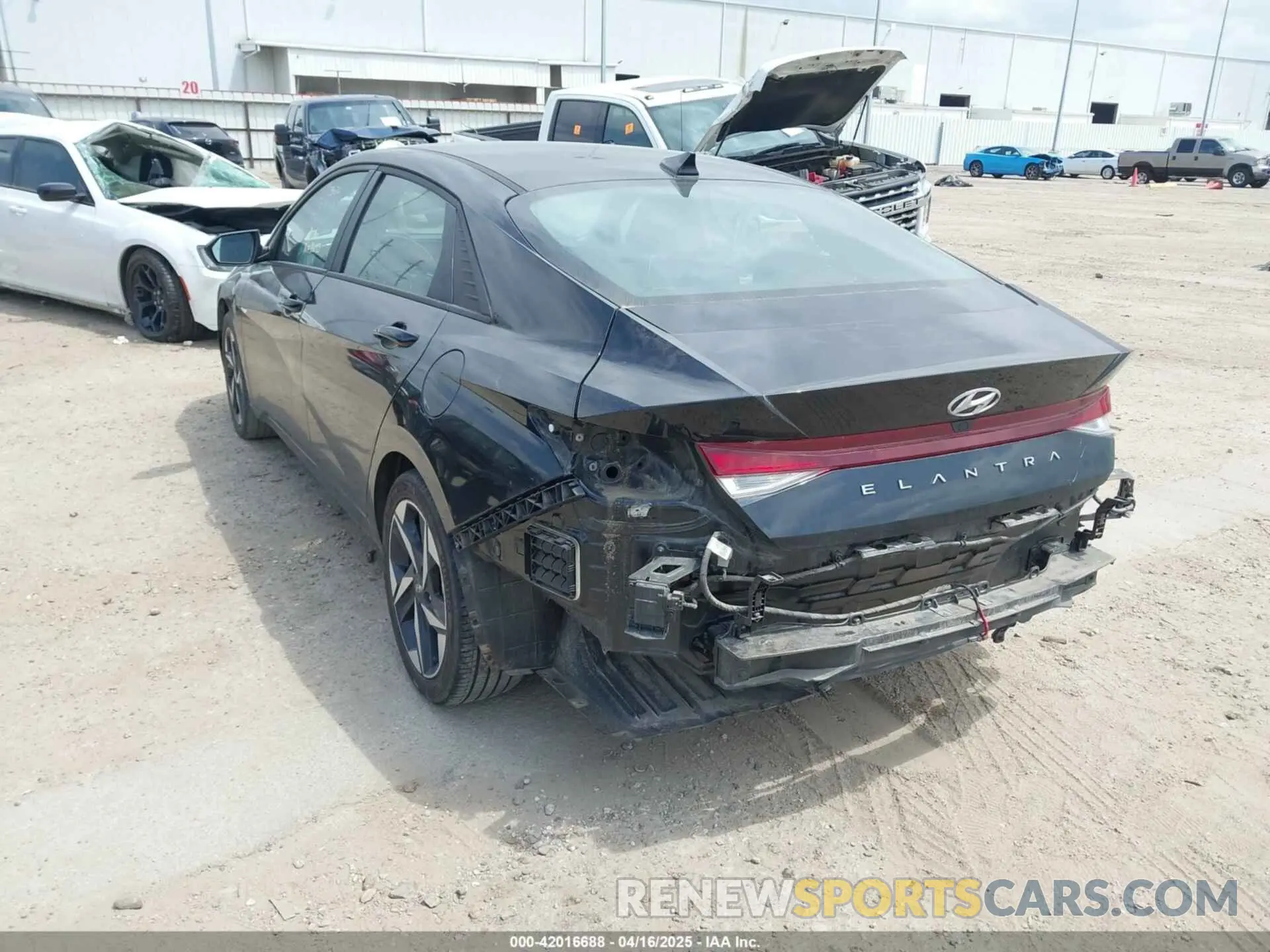 3 Photograph of a damaged car KMHLS4AG6PU403554 HYUNDAI ELANTRA 2023