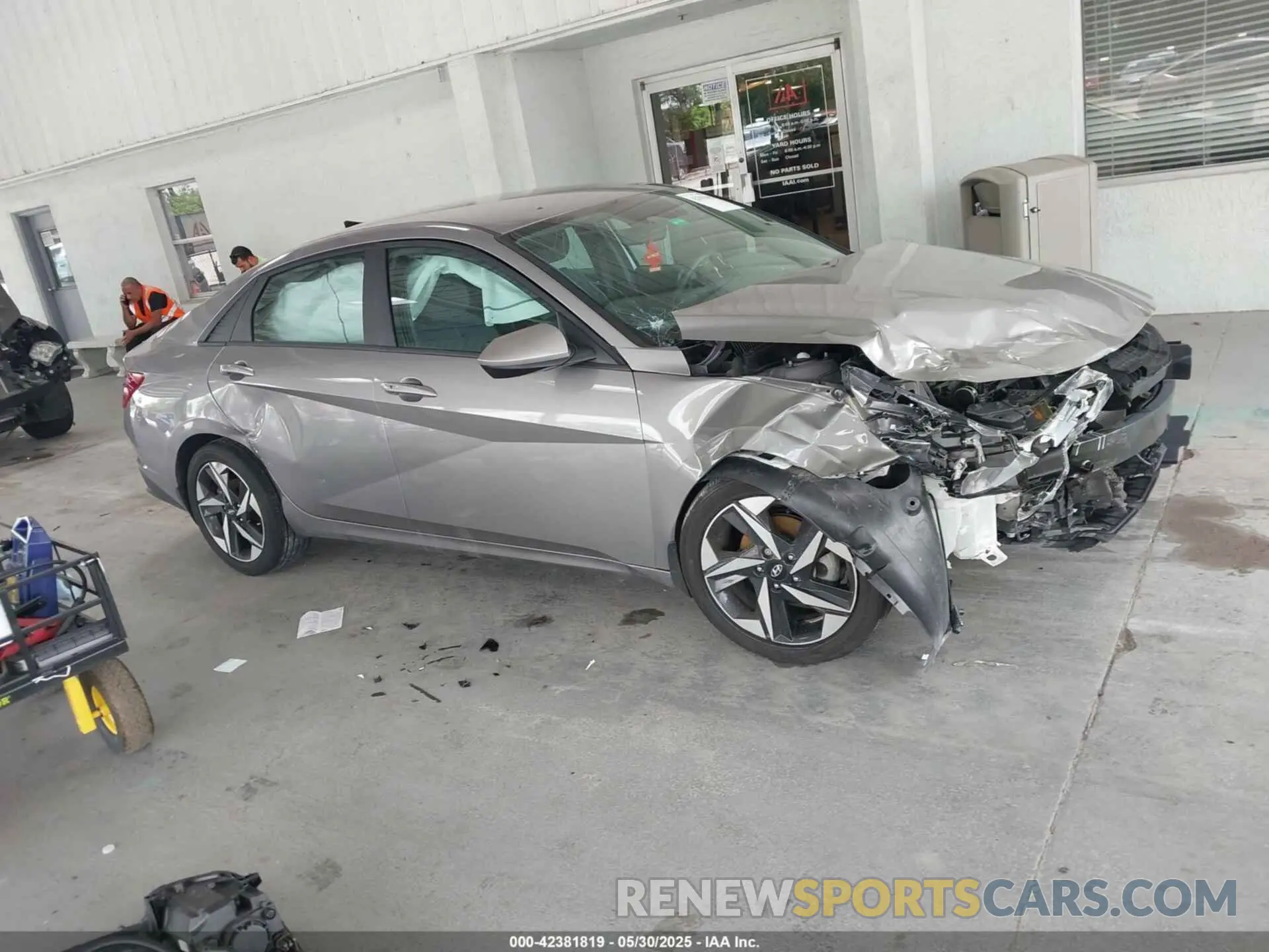 14 Photograph of a damaged car KMHLS4AG6PU440295 HYUNDAI ELANTRA 2023