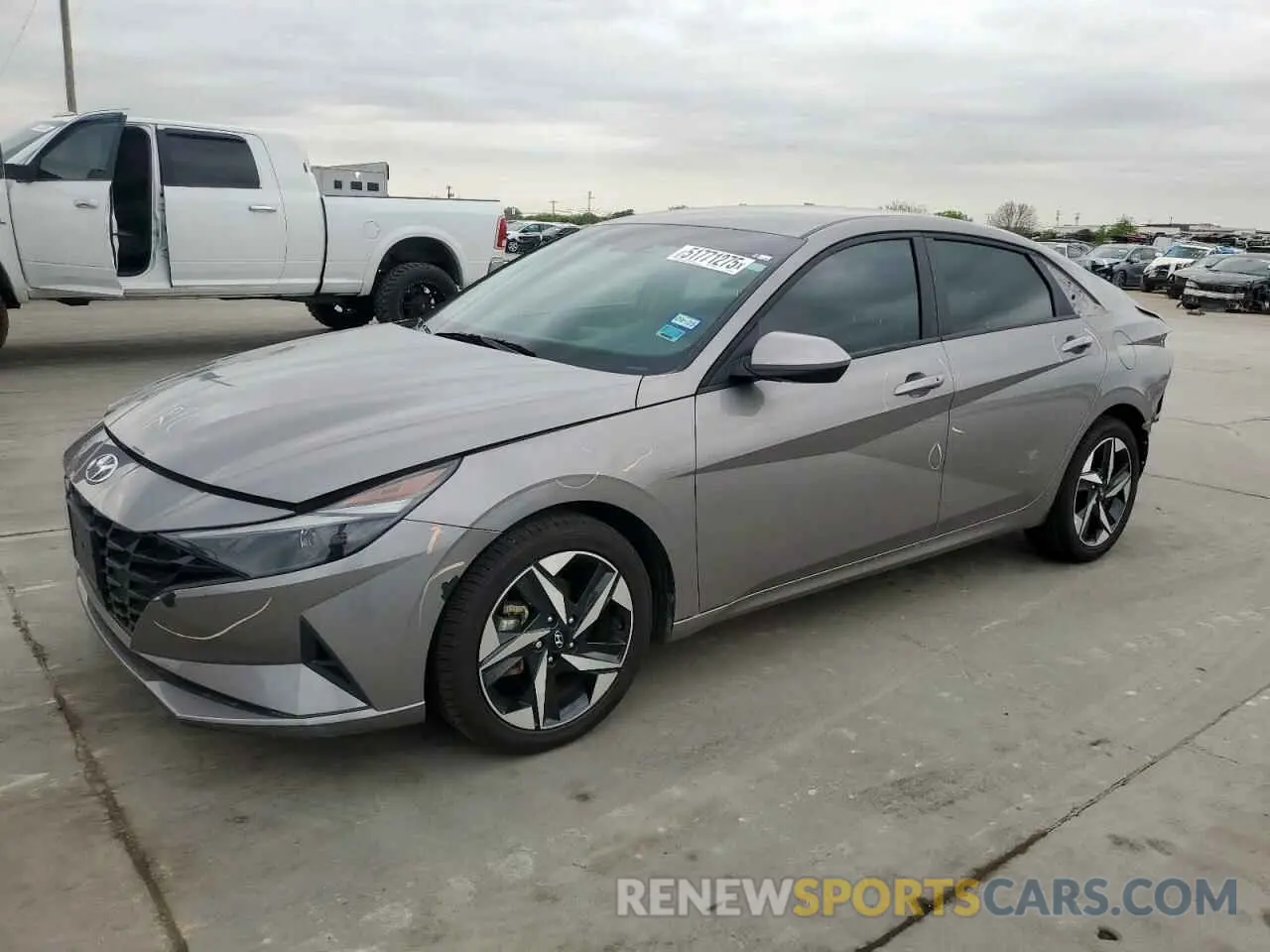 1 Photograph of a damaged car KMHLS4AG6PU443567 HYUNDAI ELANTRA 2023
