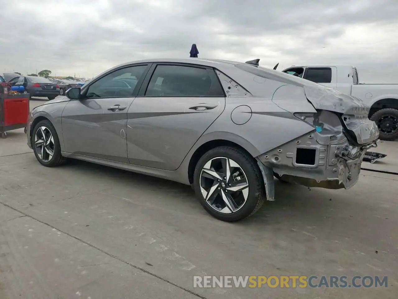 2 Photograph of a damaged car KMHLS4AG6PU443567 HYUNDAI ELANTRA 2023