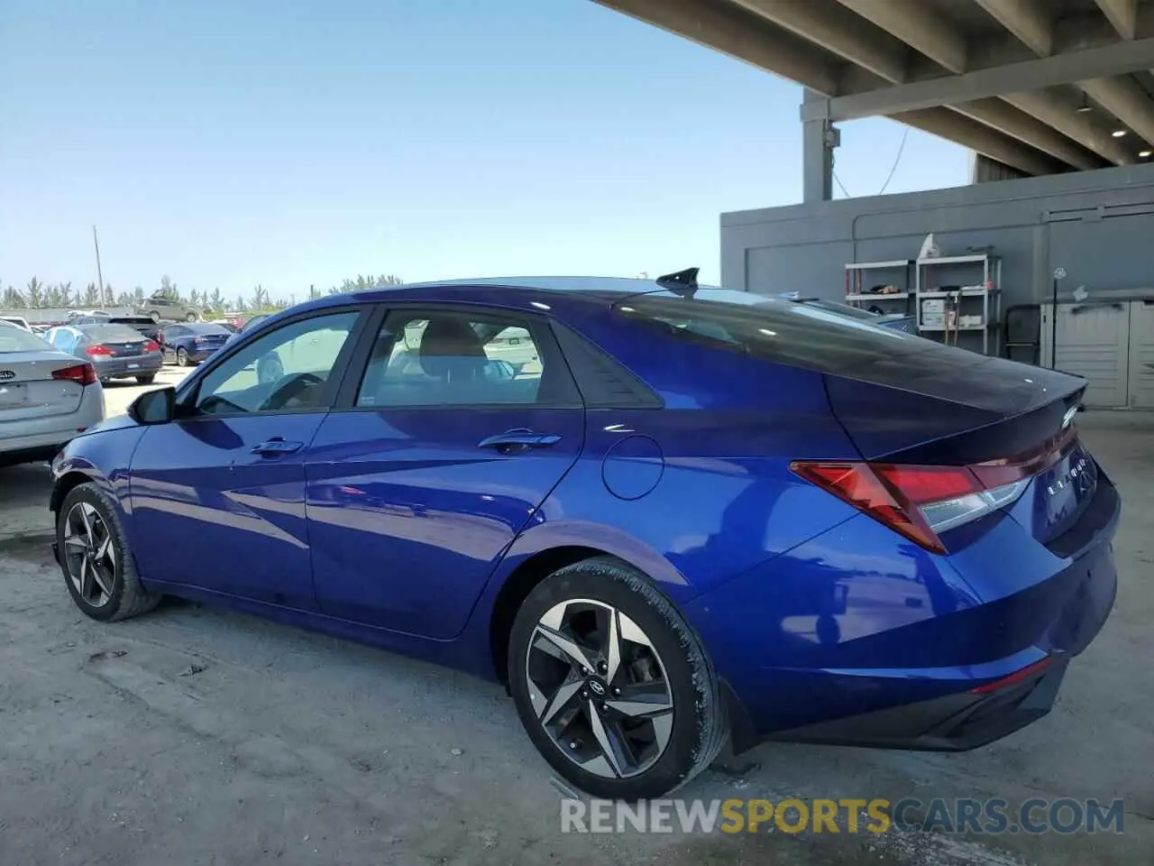 2 Photograph of a damaged car KMHLS4AG6PU477265 HYUNDAI ELANTRA 2023