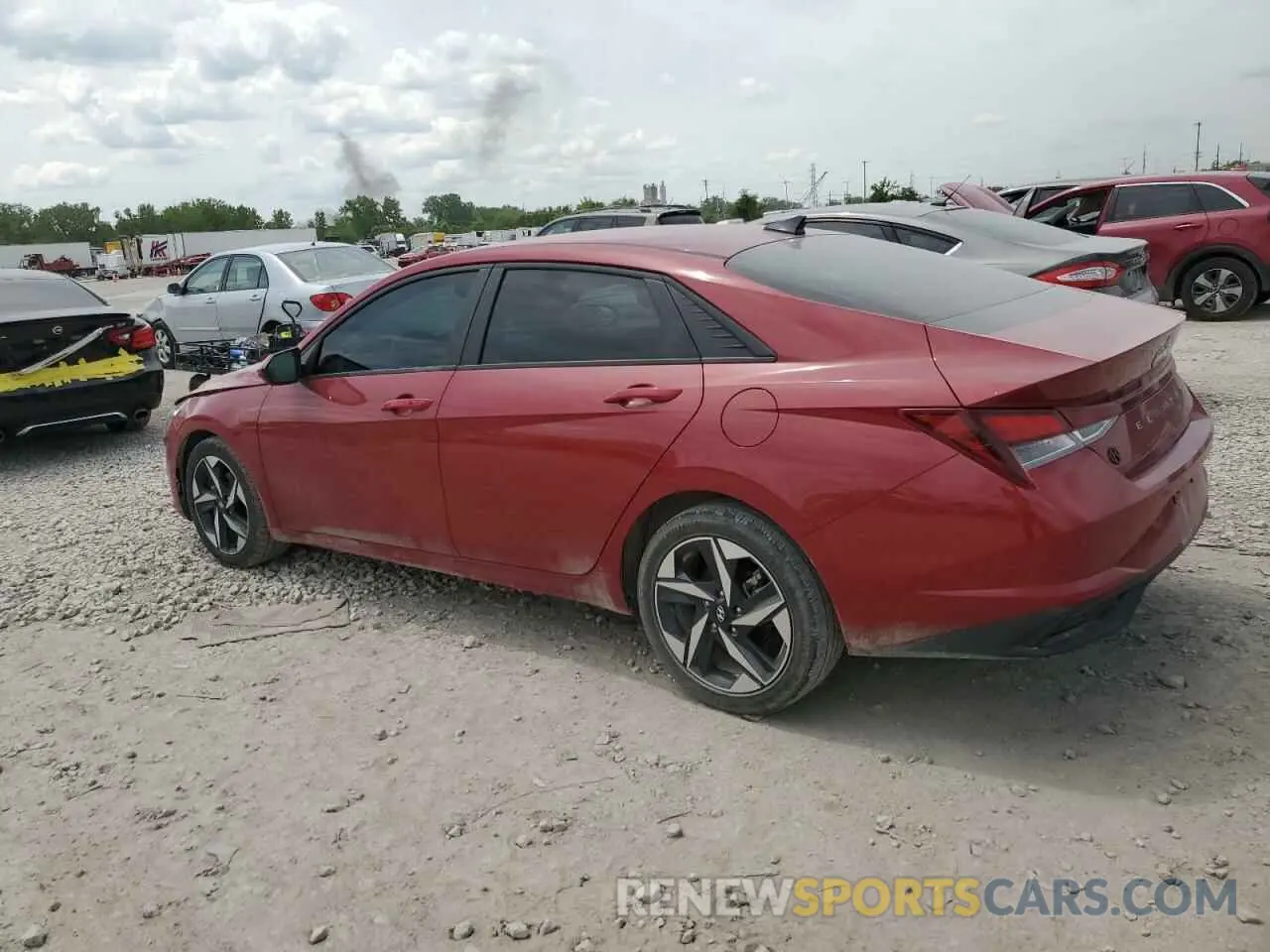 2 Photograph of a damaged car KMHLS4AG6PU503590 HYUNDAI ELANTRA 2023