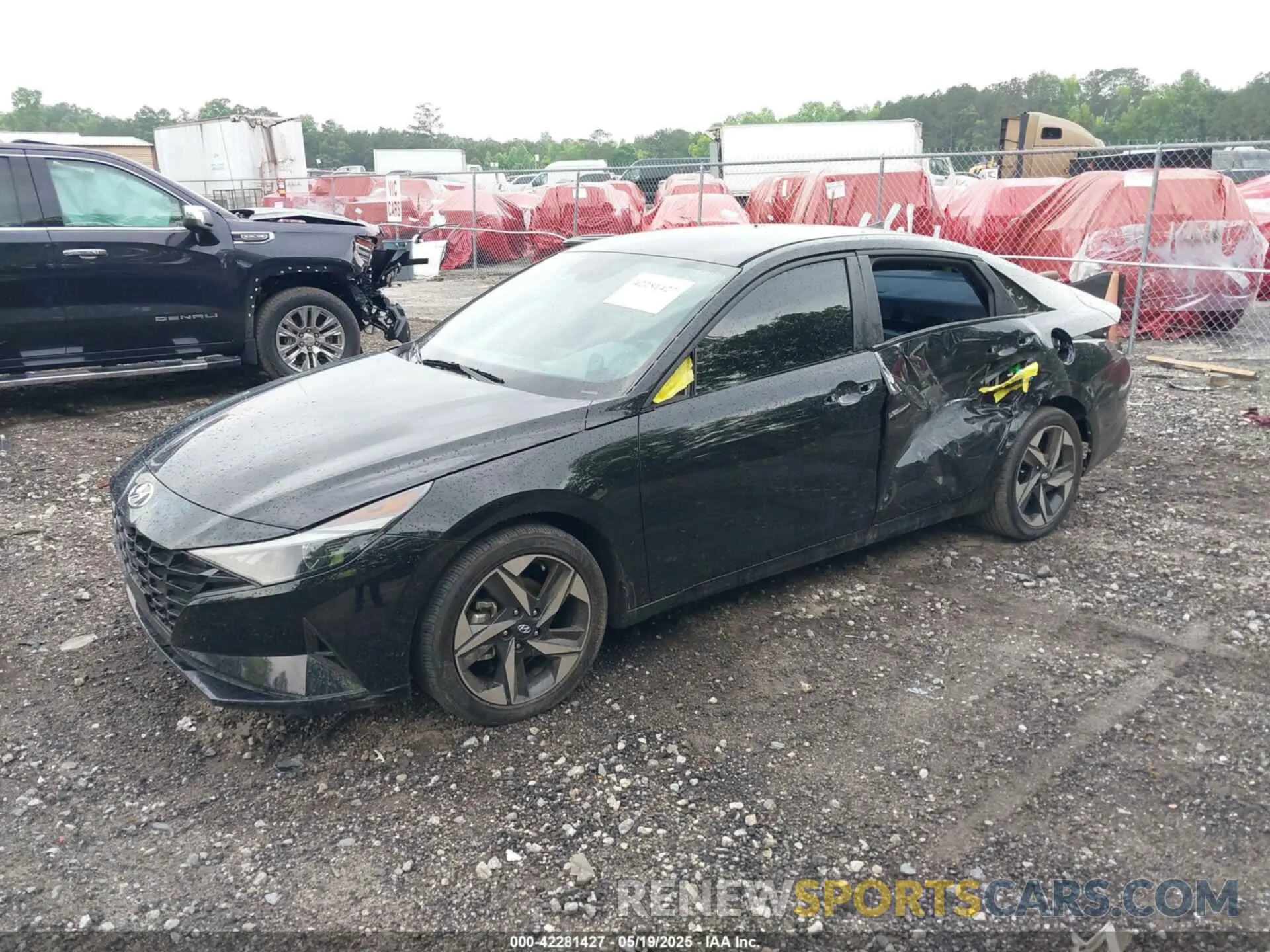 2 Photograph of a damaged car KMHLS4AG6PU511334 HYUNDAI ELANTRA 2023