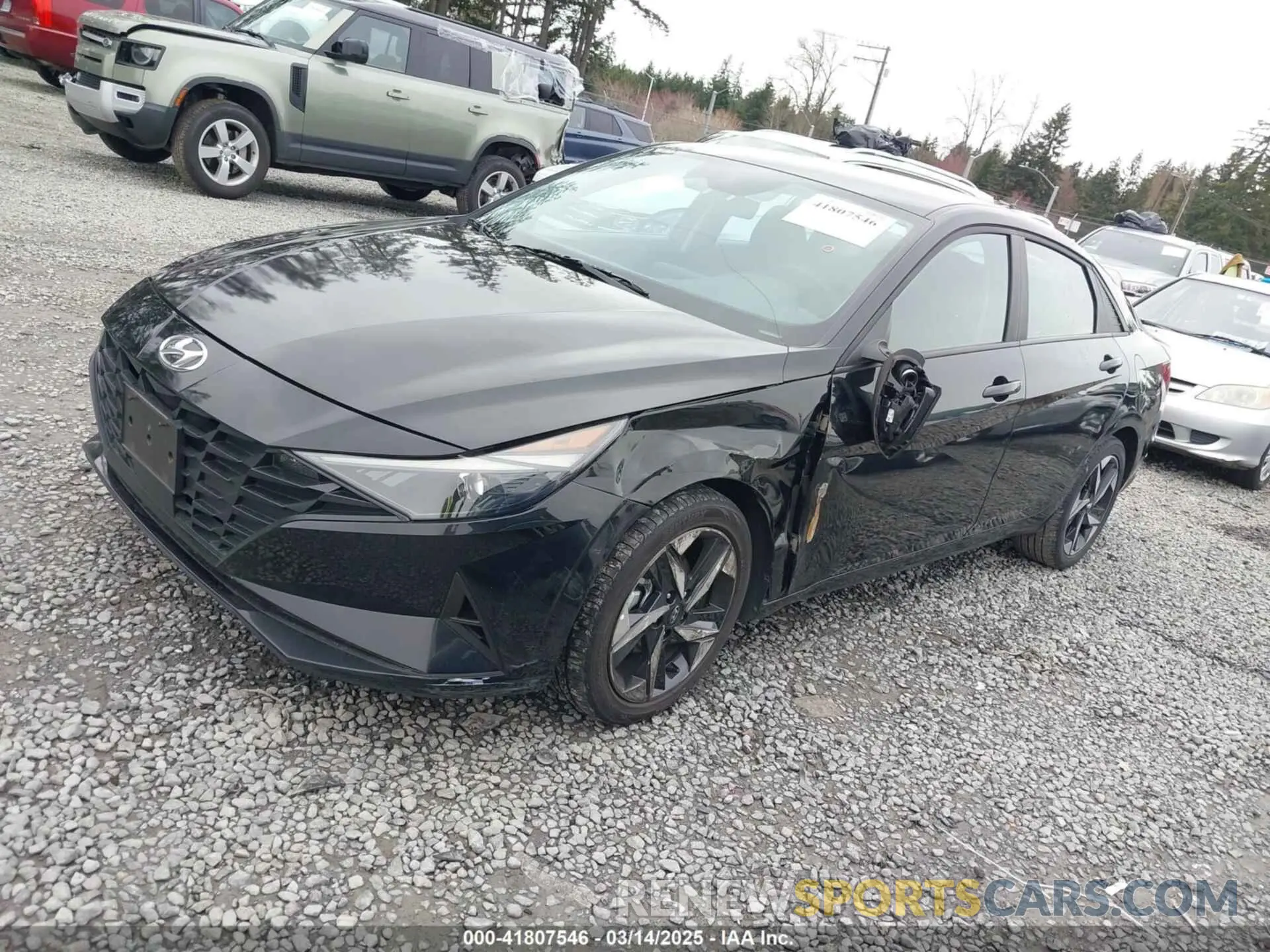 2 Photograph of a damaged car KMHLS4AG6PU524164 HYUNDAI ELANTRA 2023