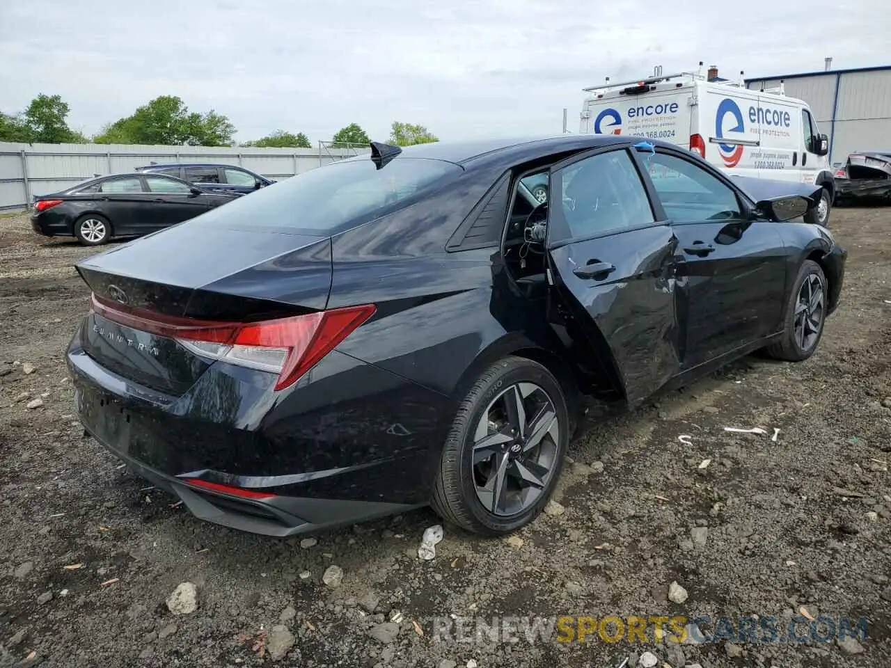 3 Photograph of a damaged car KMHLS4AG6PU528375 HYUNDAI ELANTRA 2023