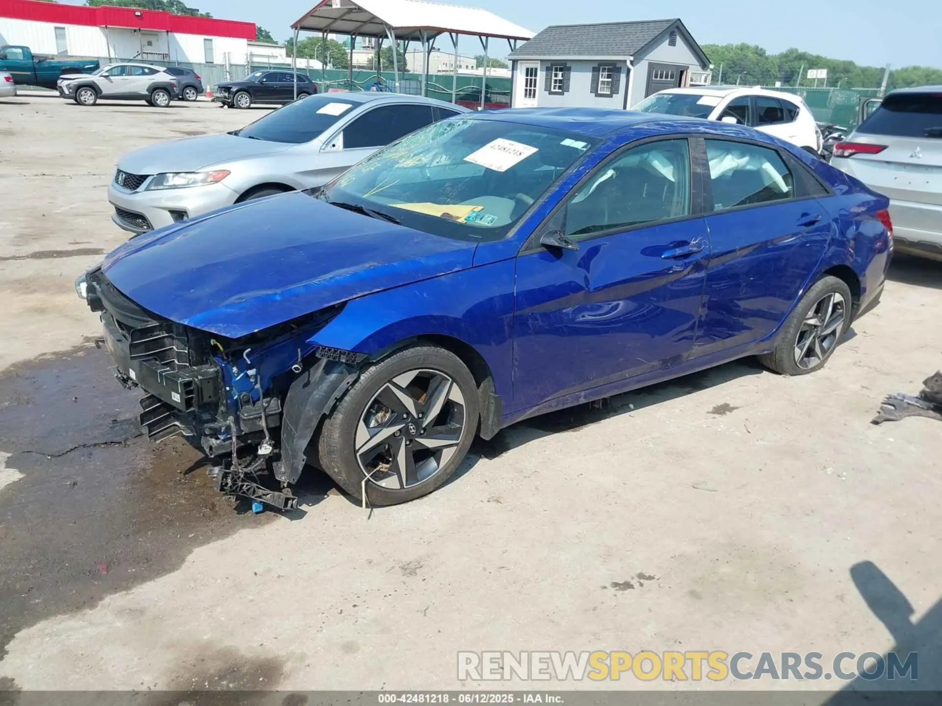 2 Photograph of a damaged car KMHLS4AG6PU528442 HYUNDAI ELANTRA 2023