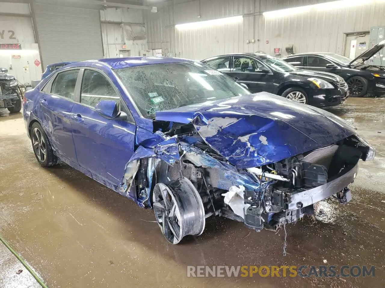 4 Photograph of a damaged car KMHLS4AG6PU573607 HYUNDAI ELANTRA 2023