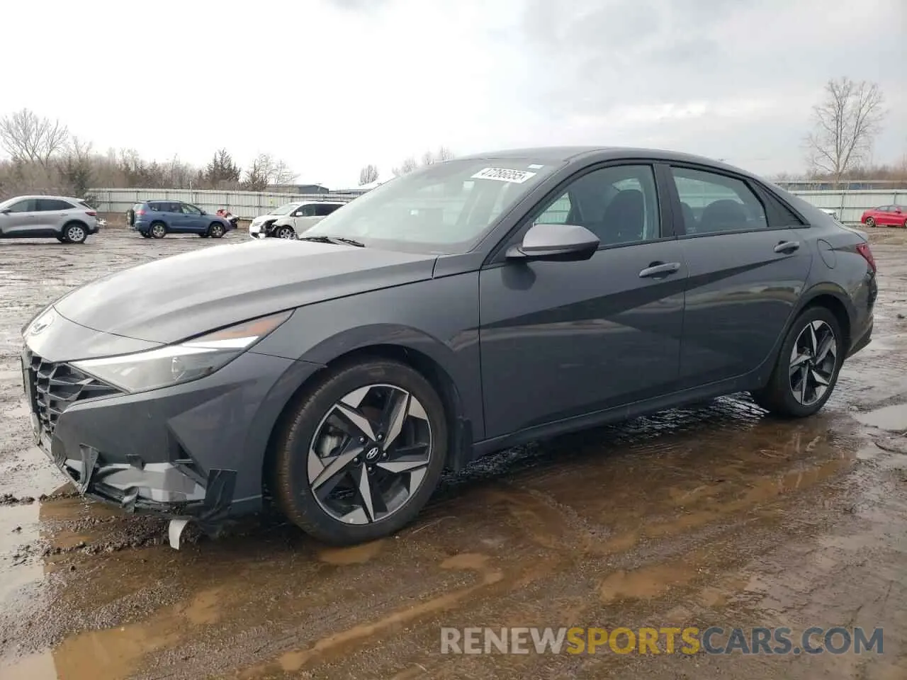1 Photograph of a damaged car KMHLS4AG6PU582131 HYUNDAI ELANTRA 2023