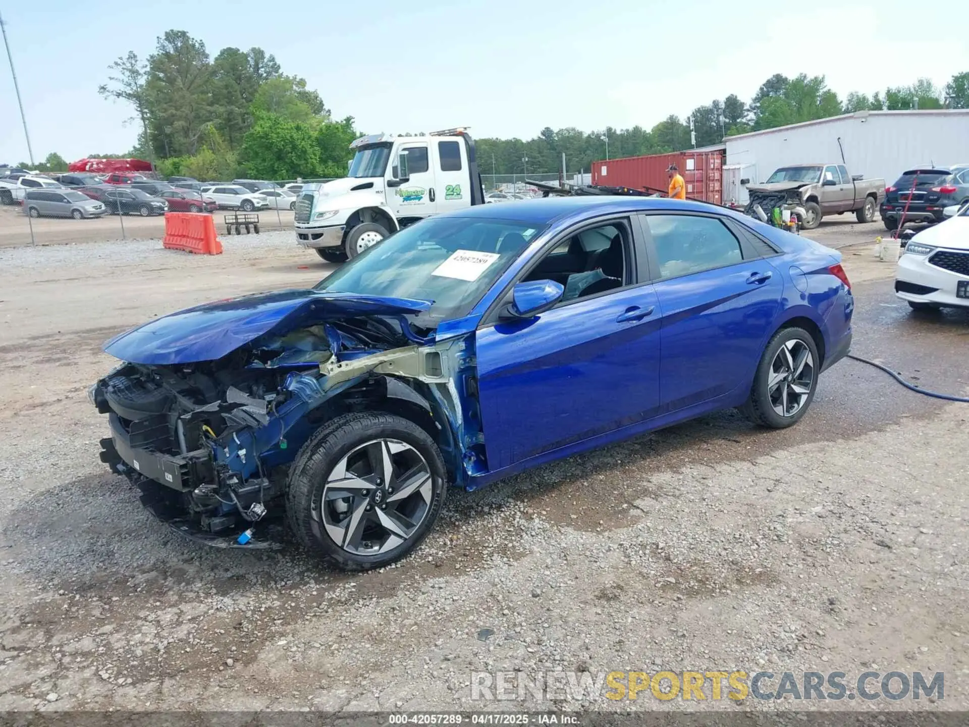 2 Photograph of a damaged car KMHLS4AG6PU587782 HYUNDAI ELANTRA 2023