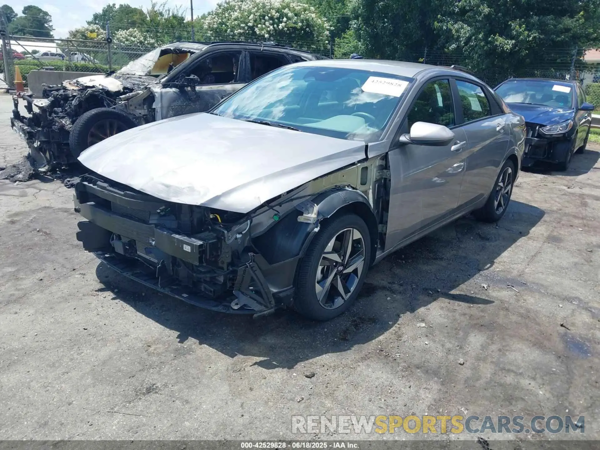 2 Photograph of a damaged car KMHLS4AG6PU592559 HYUNDAI ELANTRA 2023