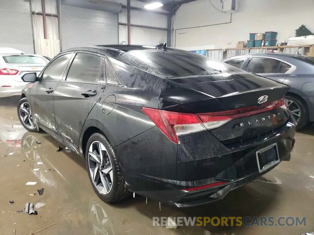 2 Photograph of a damaged car KMHLS4AG6PU609098 HYUNDAI ELANTRA 2023