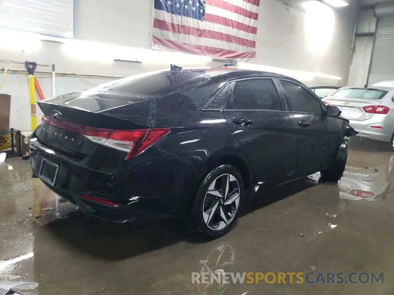 3 Photograph of a damaged car KMHLS4AG6PU609098 HYUNDAI ELANTRA 2023