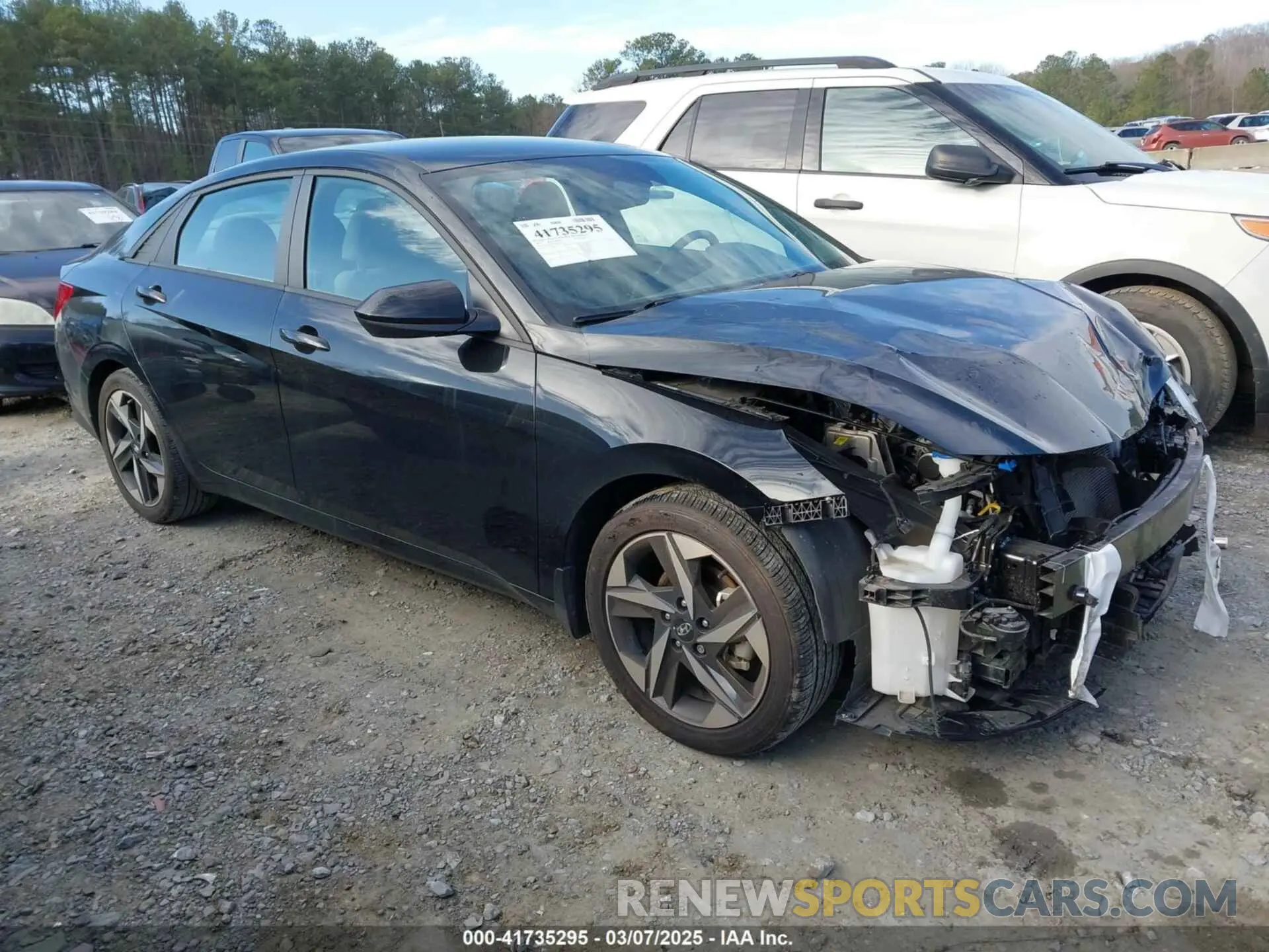 1 Photograph of a damaged car KMHLS4AG7PU408729 HYUNDAI ELANTRA 2023