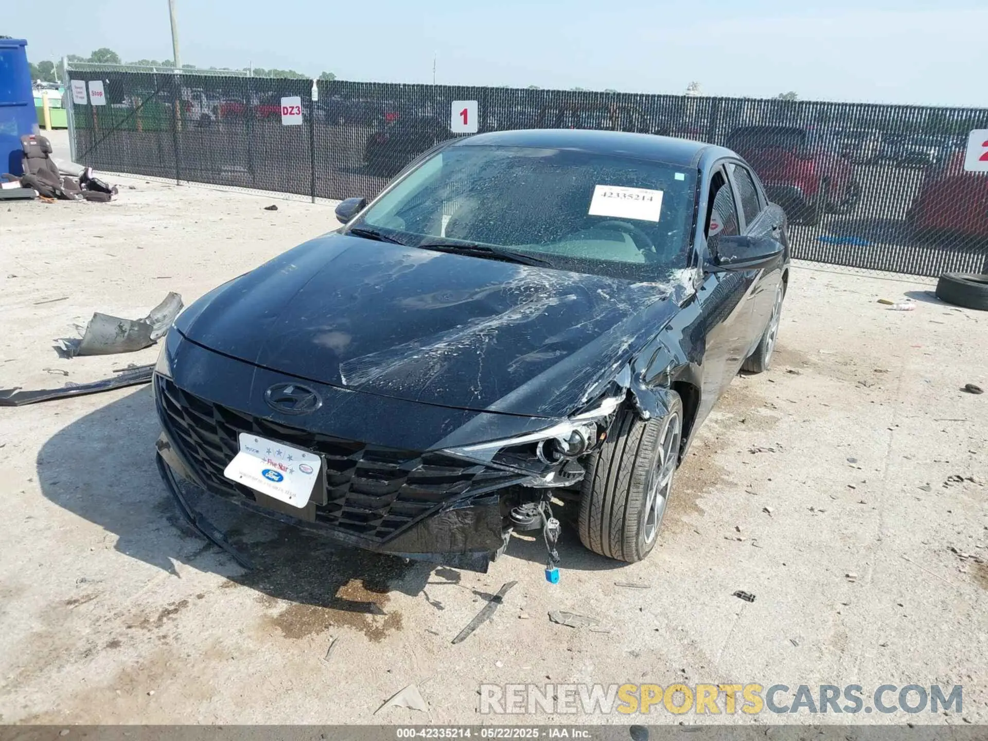 2 Photograph of a damaged car KMHLS4AG7PU436031 HYUNDAI ELANTRA 2023