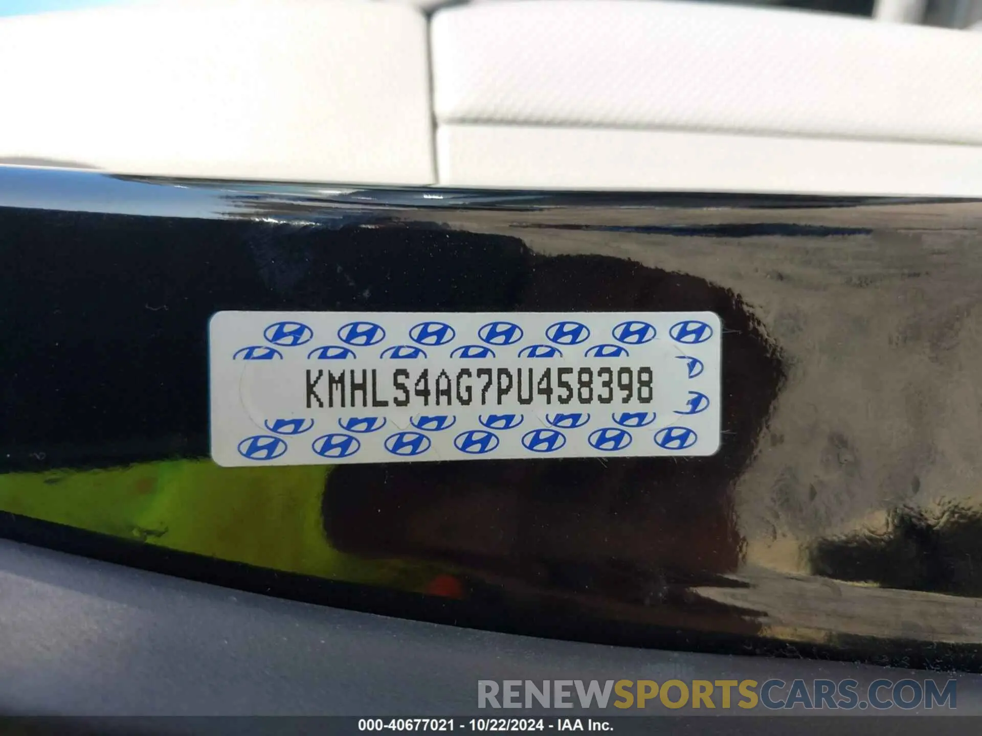 8 Photograph of a damaged car KMHLS4AG7PU458398 HYUNDAI ELANTRA 2023