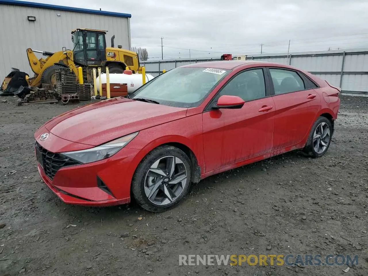 1 Photograph of a damaged car KMHLS4AG7PU501895 HYUNDAI ELANTRA 2023
