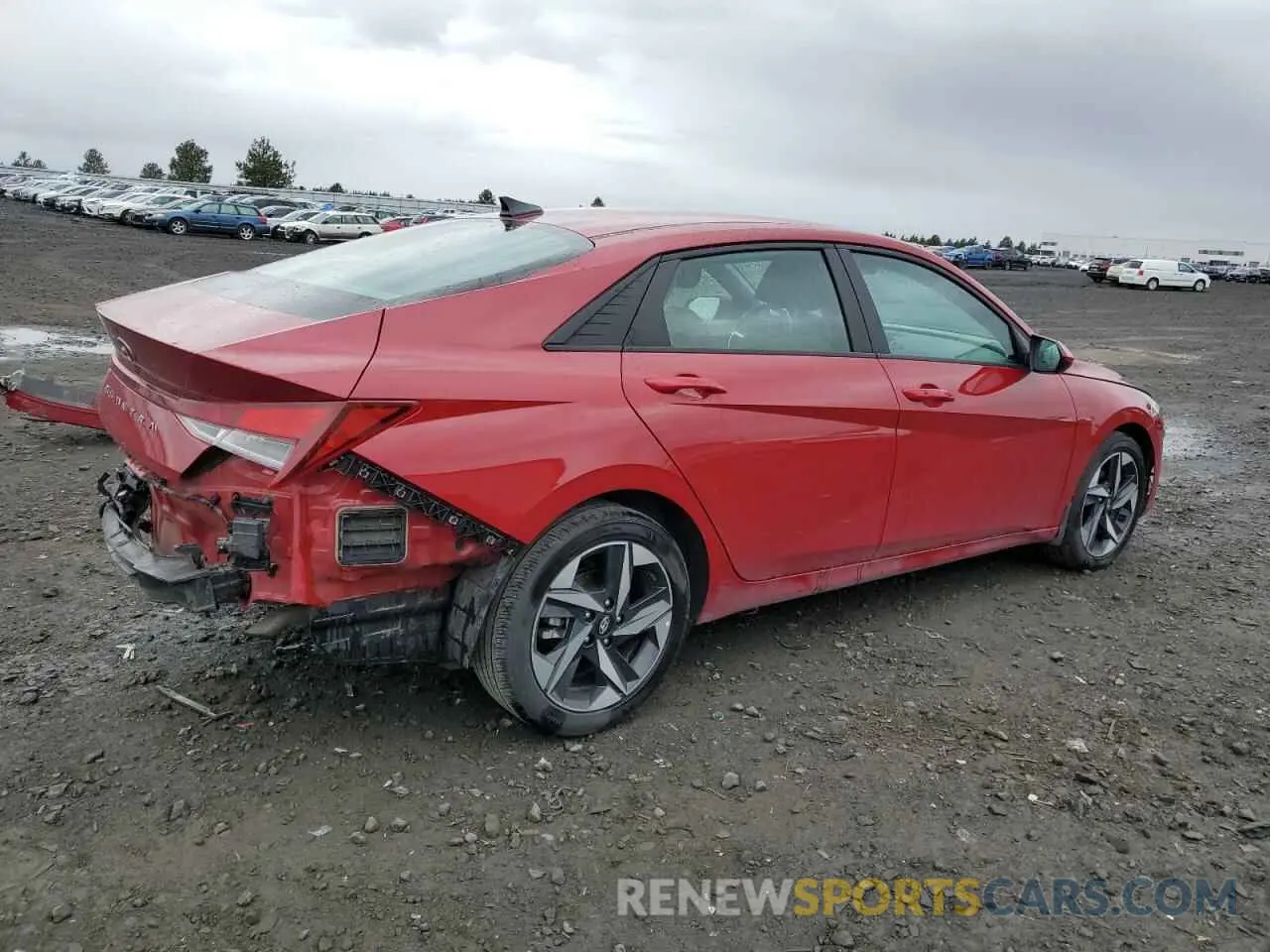 3 Photograph of a damaged car KMHLS4AG7PU501895 HYUNDAI ELANTRA 2023