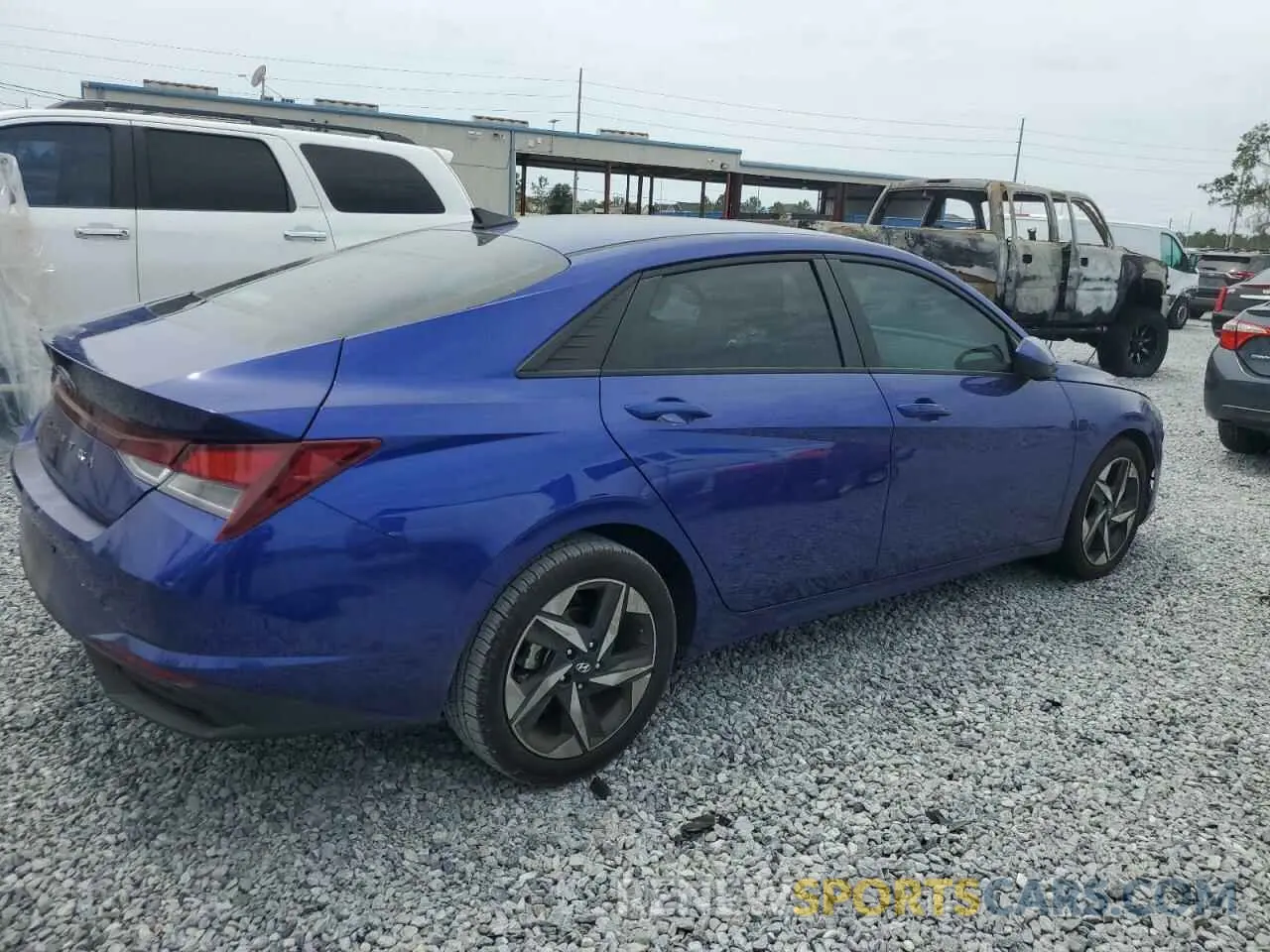 3 Photograph of a damaged car KMHLS4AG7PU551034 HYUNDAI ELANTRA 2023