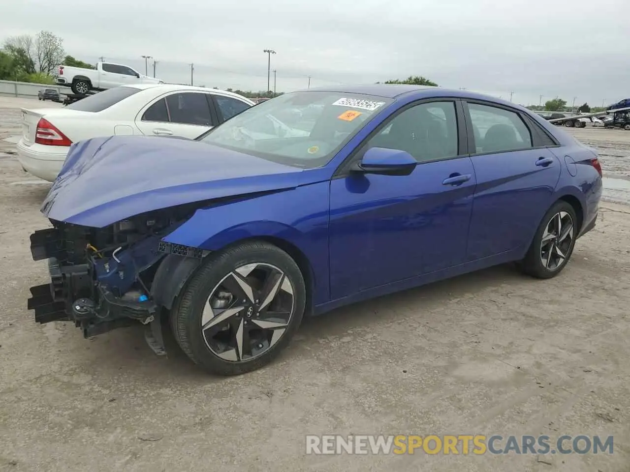 1 Photograph of a damaged car KMHLS4AG7PU553639 HYUNDAI ELANTRA 2023