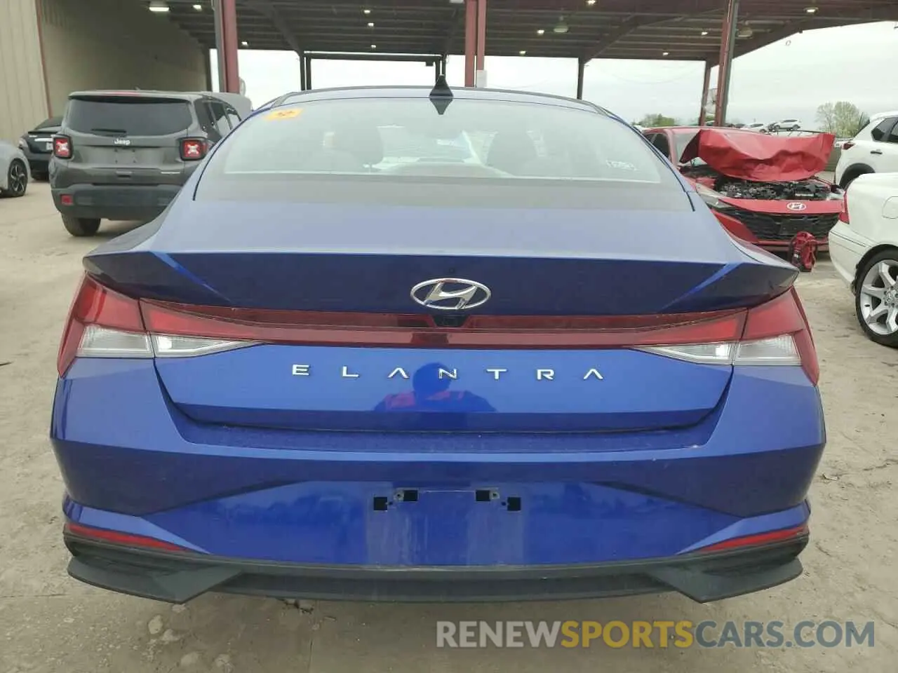6 Photograph of a damaged car KMHLS4AG7PU553639 HYUNDAI ELANTRA 2023