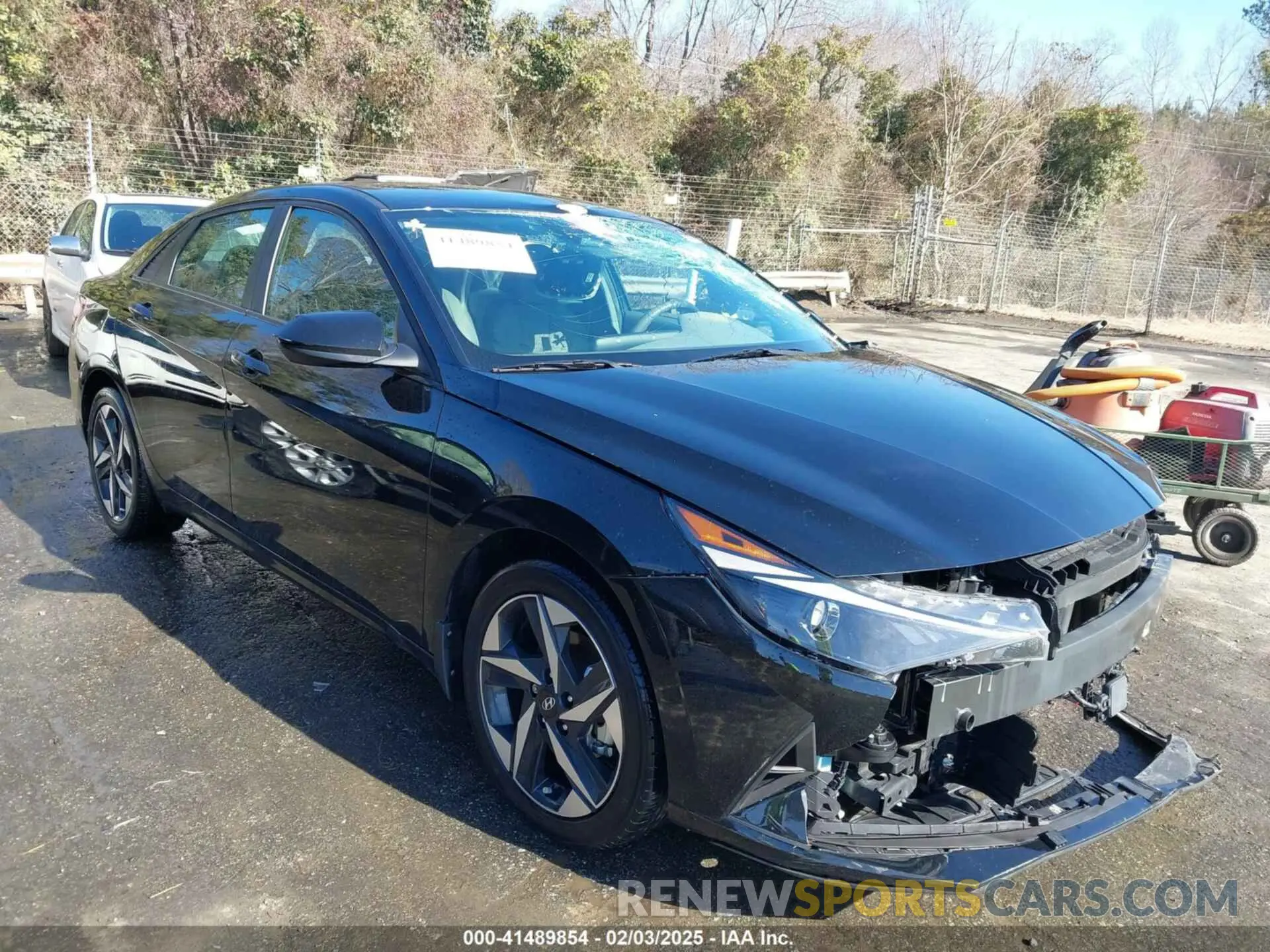 1 Photograph of a damaged car KMHLS4AG7PU572241 HYUNDAI ELANTRA 2023