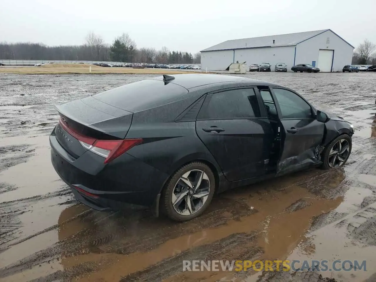 3 Photograph of a damaged car KMHLS4AG8PU405600 HYUNDAI ELANTRA 2023