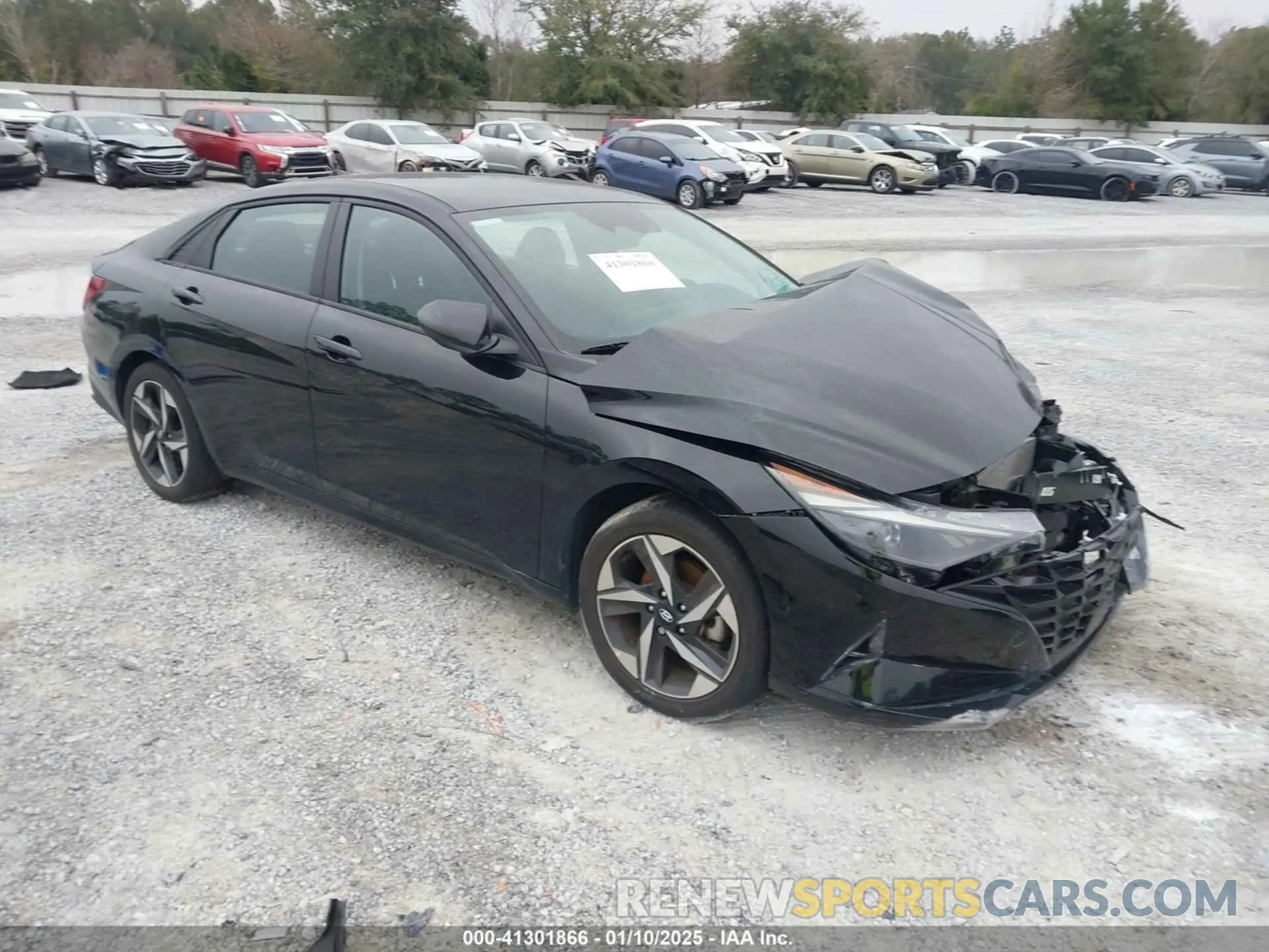 1 Photograph of a damaged car KMHLS4AG8PU428374 HYUNDAI ELANTRA 2023