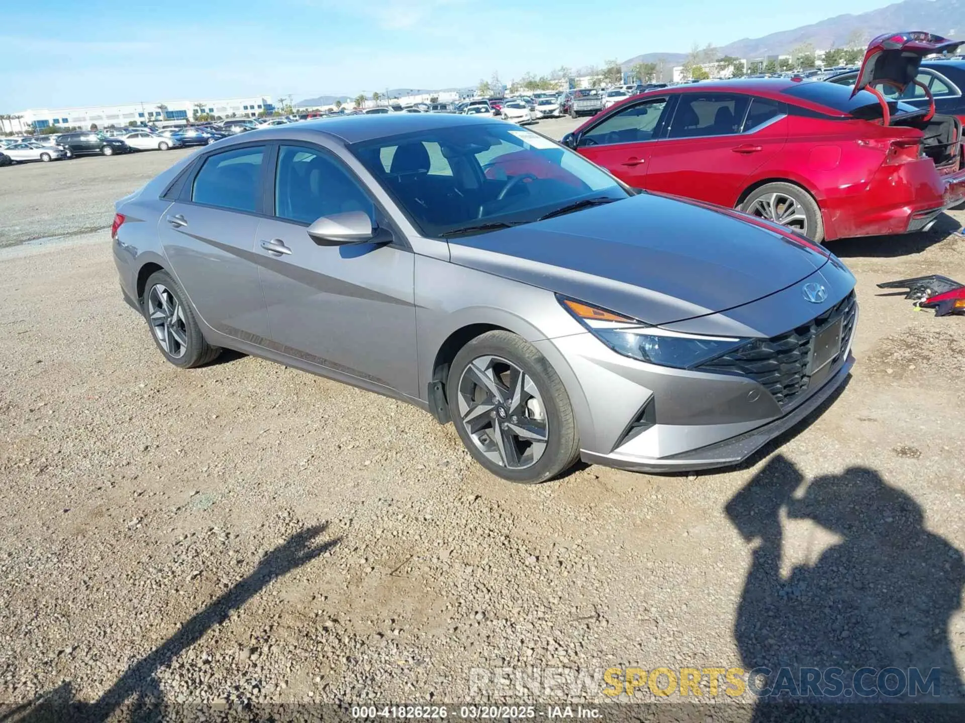 1 Photograph of a damaged car KMHLS4AG8PU446678 HYUNDAI ELANTRA 2023