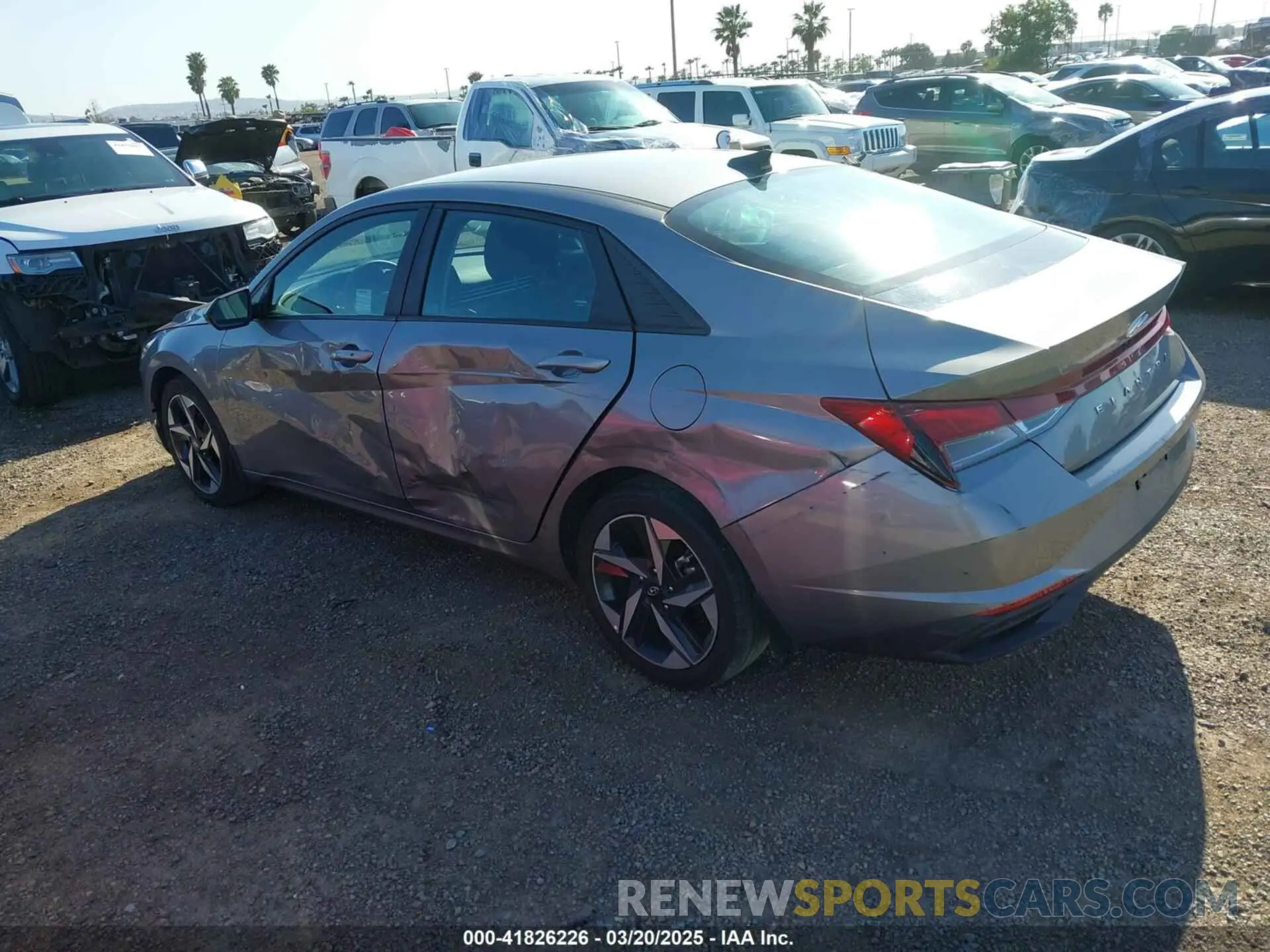 3 Photograph of a damaged car KMHLS4AG8PU446678 HYUNDAI ELANTRA 2023
