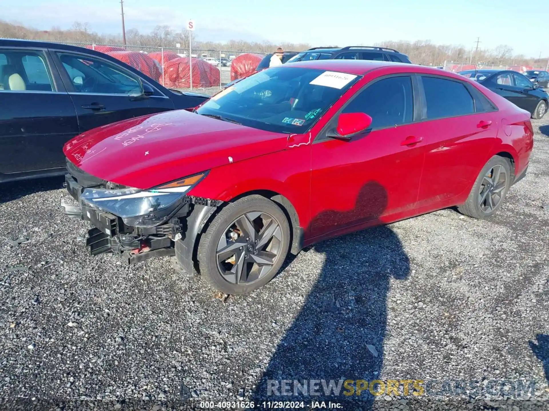 2 Photograph of a damaged car KMHLS4AG8PU489918 HYUNDAI ELANTRA 2023