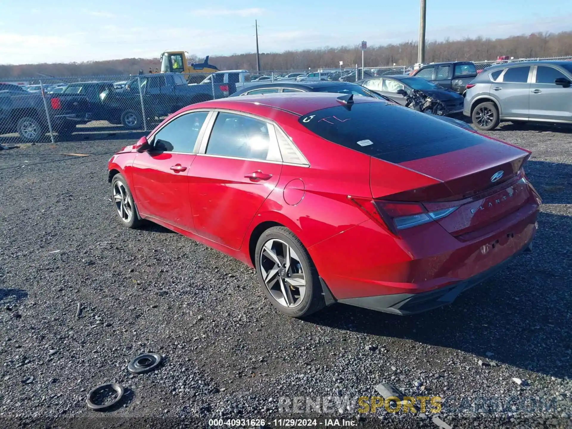 3 Photograph of a damaged car KMHLS4AG8PU489918 HYUNDAI ELANTRA 2023