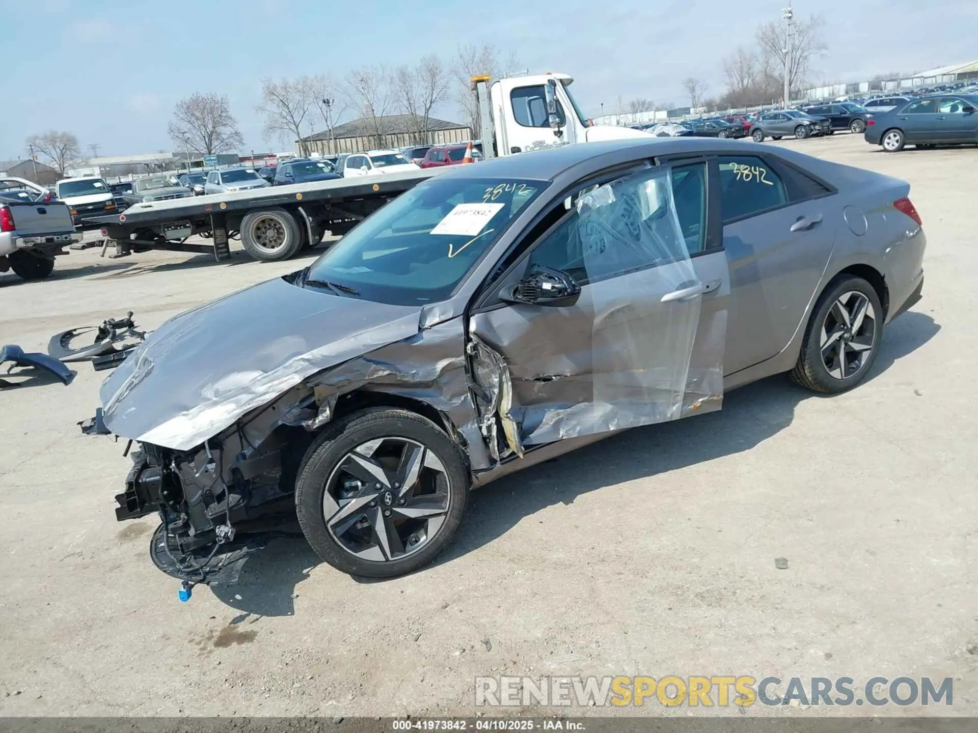 2 Photograph of a damaged car KMHLS4AG8PU598217 HYUNDAI ELANTRA 2023