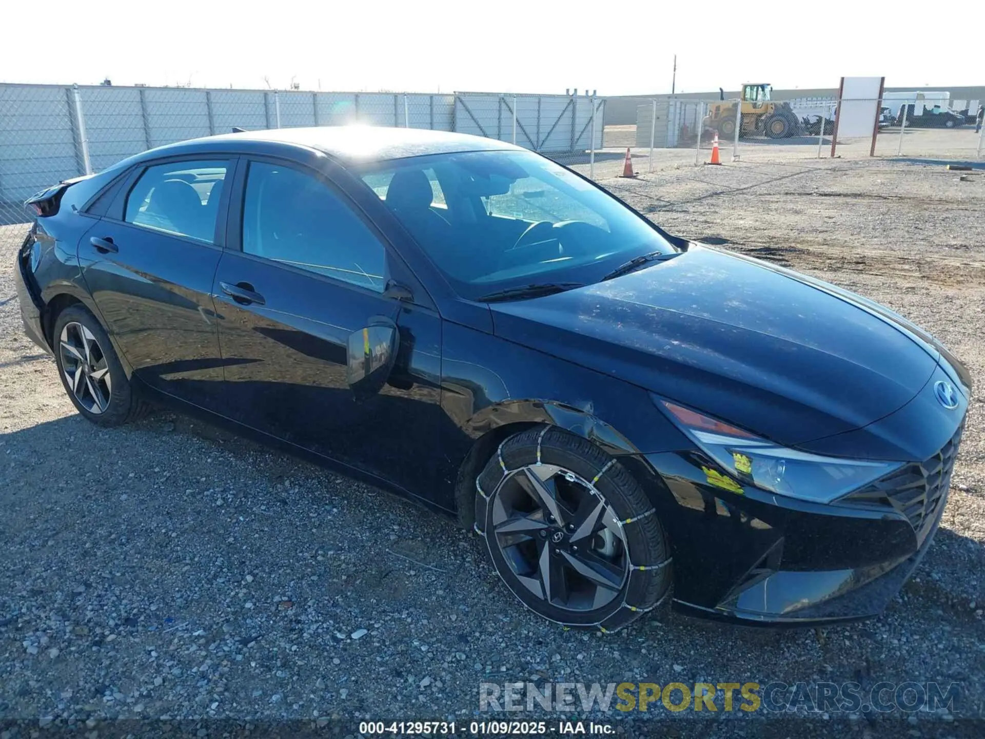 1 Photograph of a damaged car KMHLS4AG8PU599223 HYUNDAI ELANTRA 2023