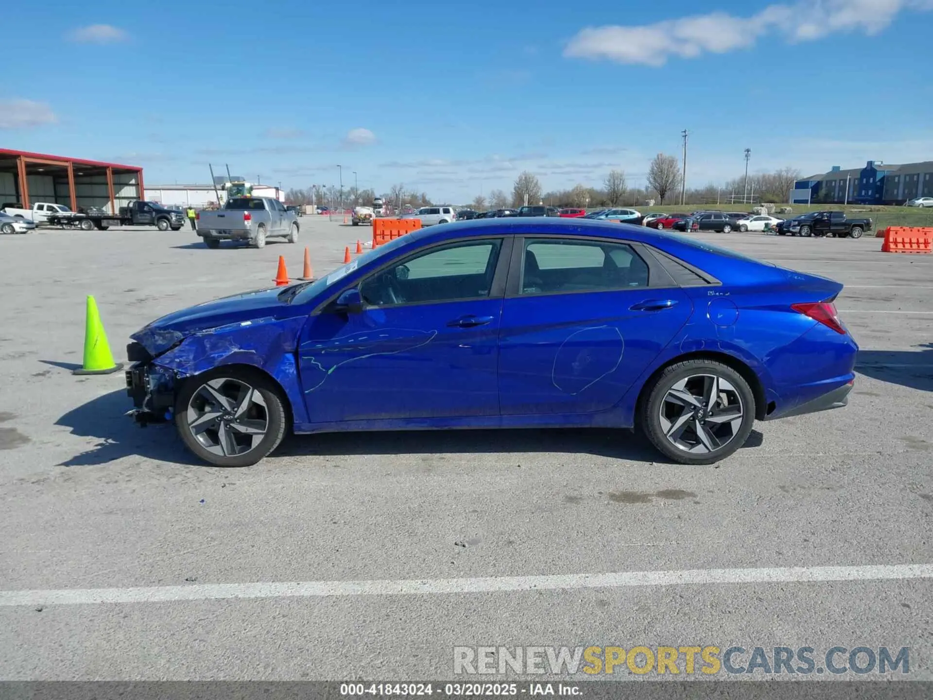 14 Photograph of a damaged car KMHLS4AG8PU617185 HYUNDAI ELANTRA 2023