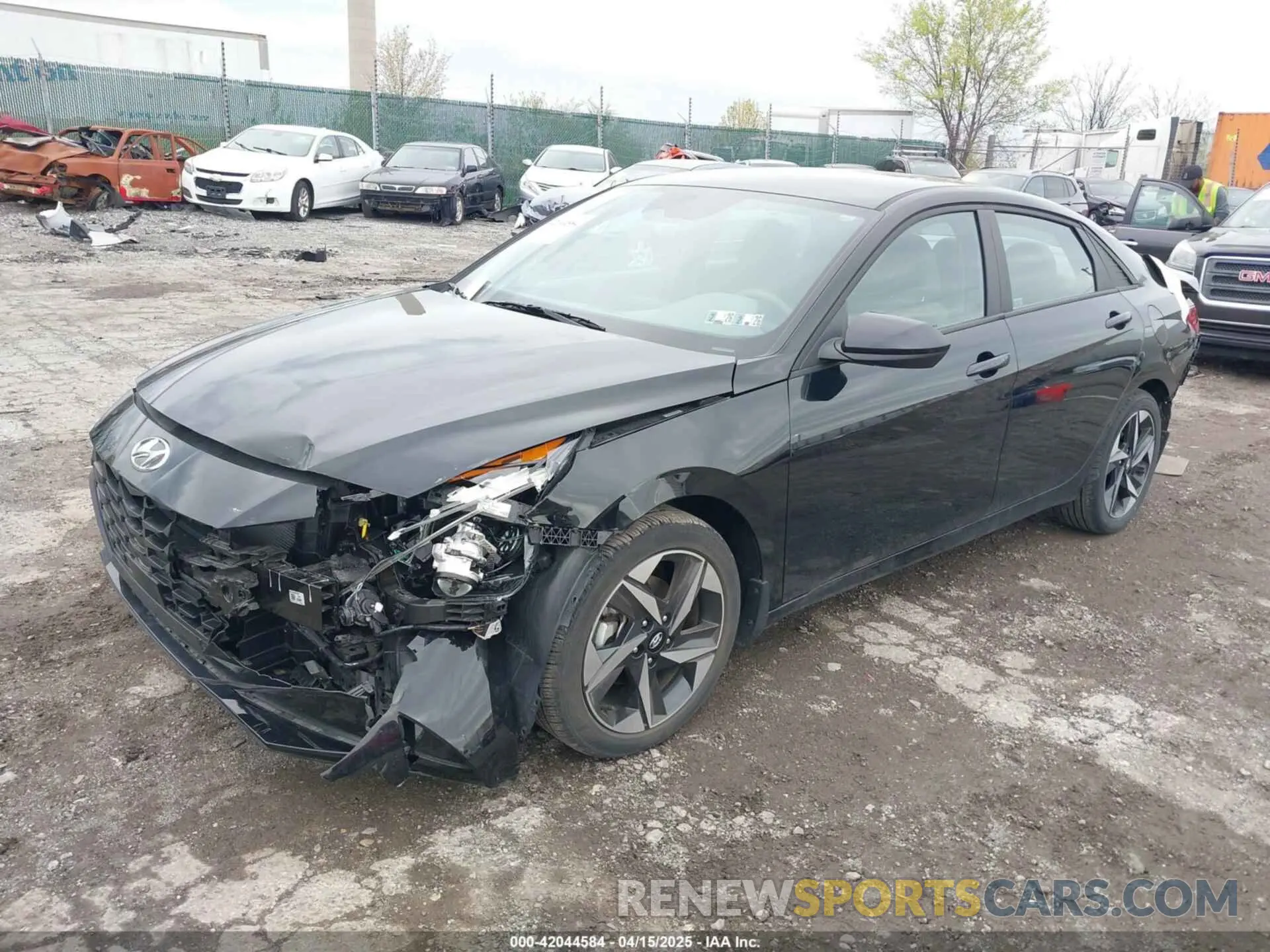 2 Photograph of a damaged car KMHLS4AG9PU428383 HYUNDAI ELANTRA 2023